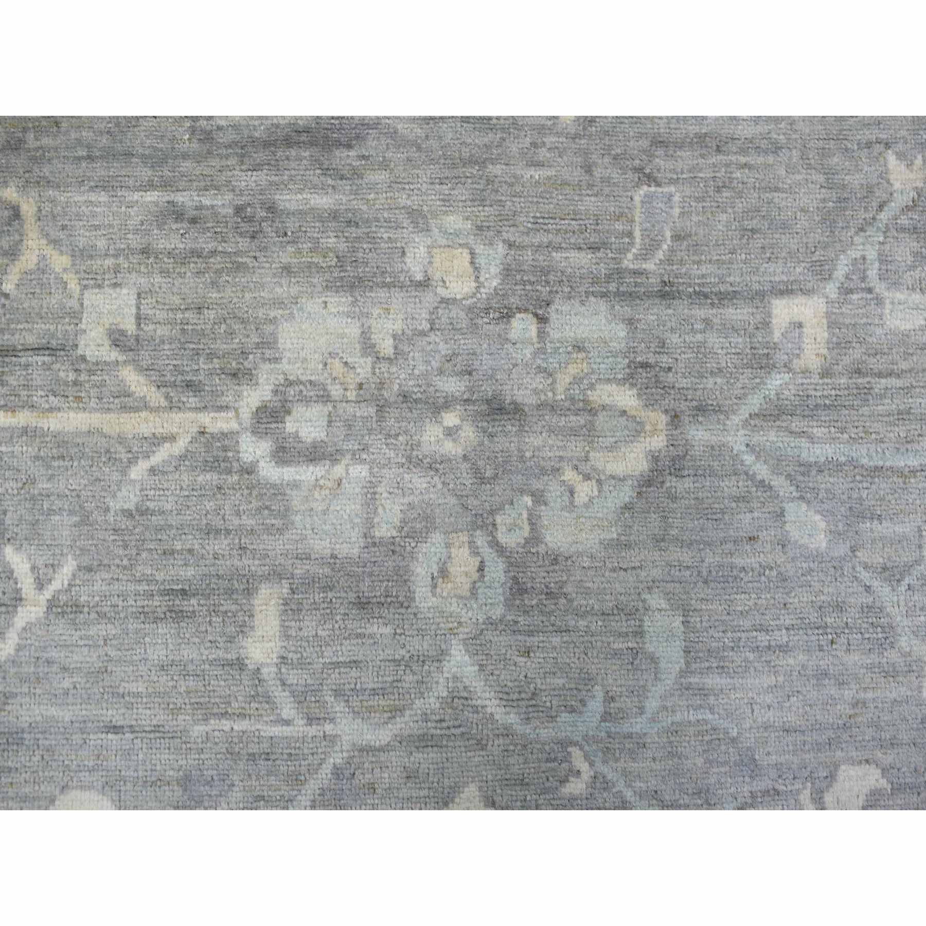 Oushak-And-Peshawar-Hand-Knotted-Rug-357395