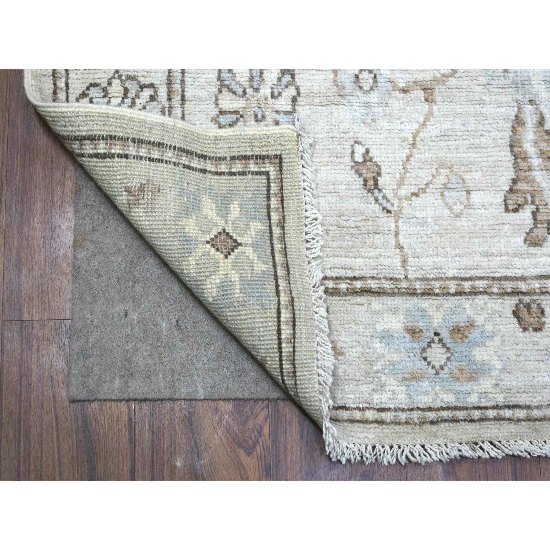 Oushak-And-Peshawar-Hand-Knotted-Rug-357495
