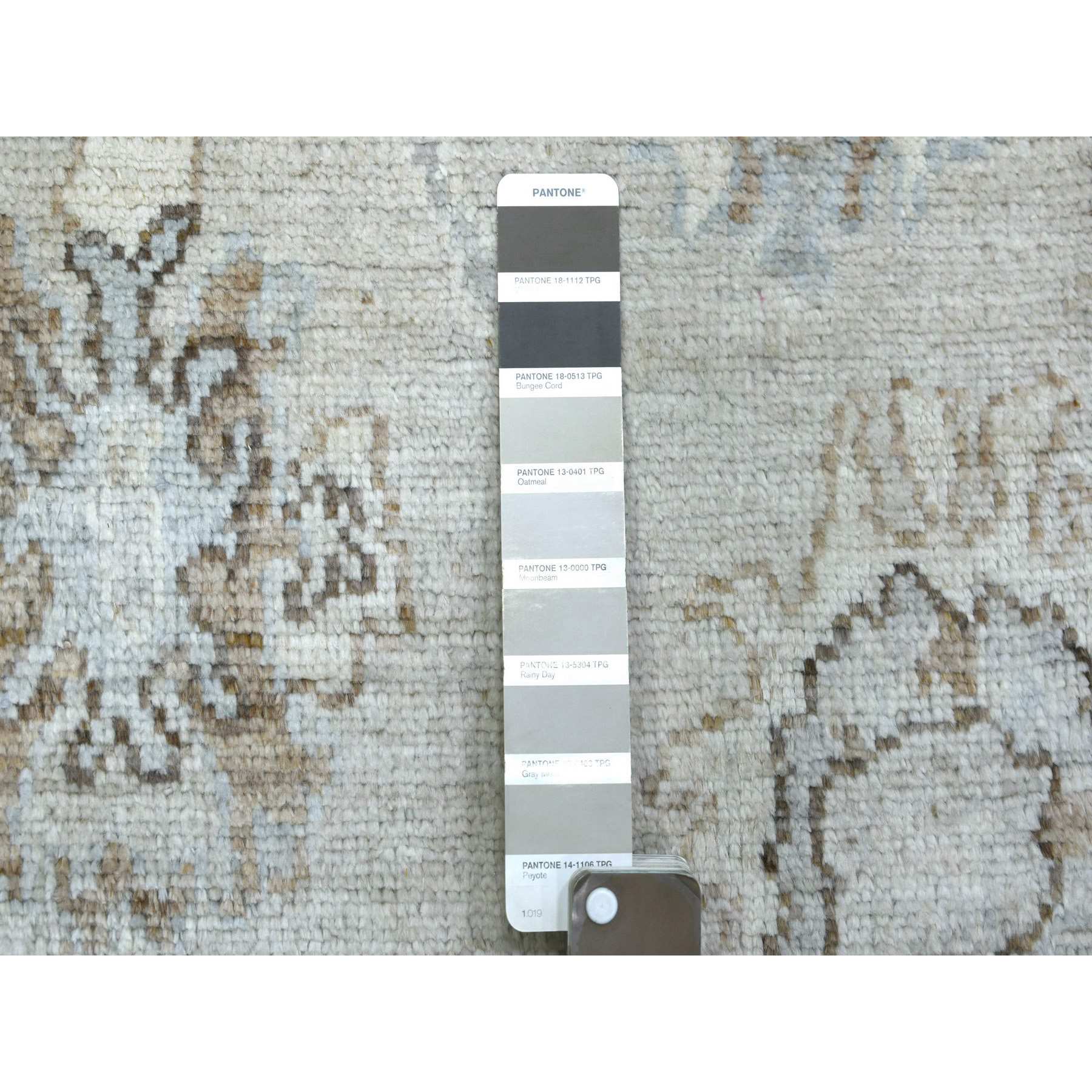 Oushak-And-Peshawar-Hand-Knotted-Rug-357495