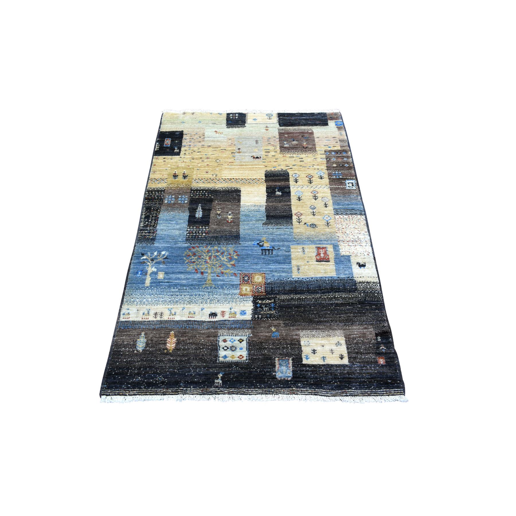 Tribal-Geometric-Hand-Knotted-Rug-355155
