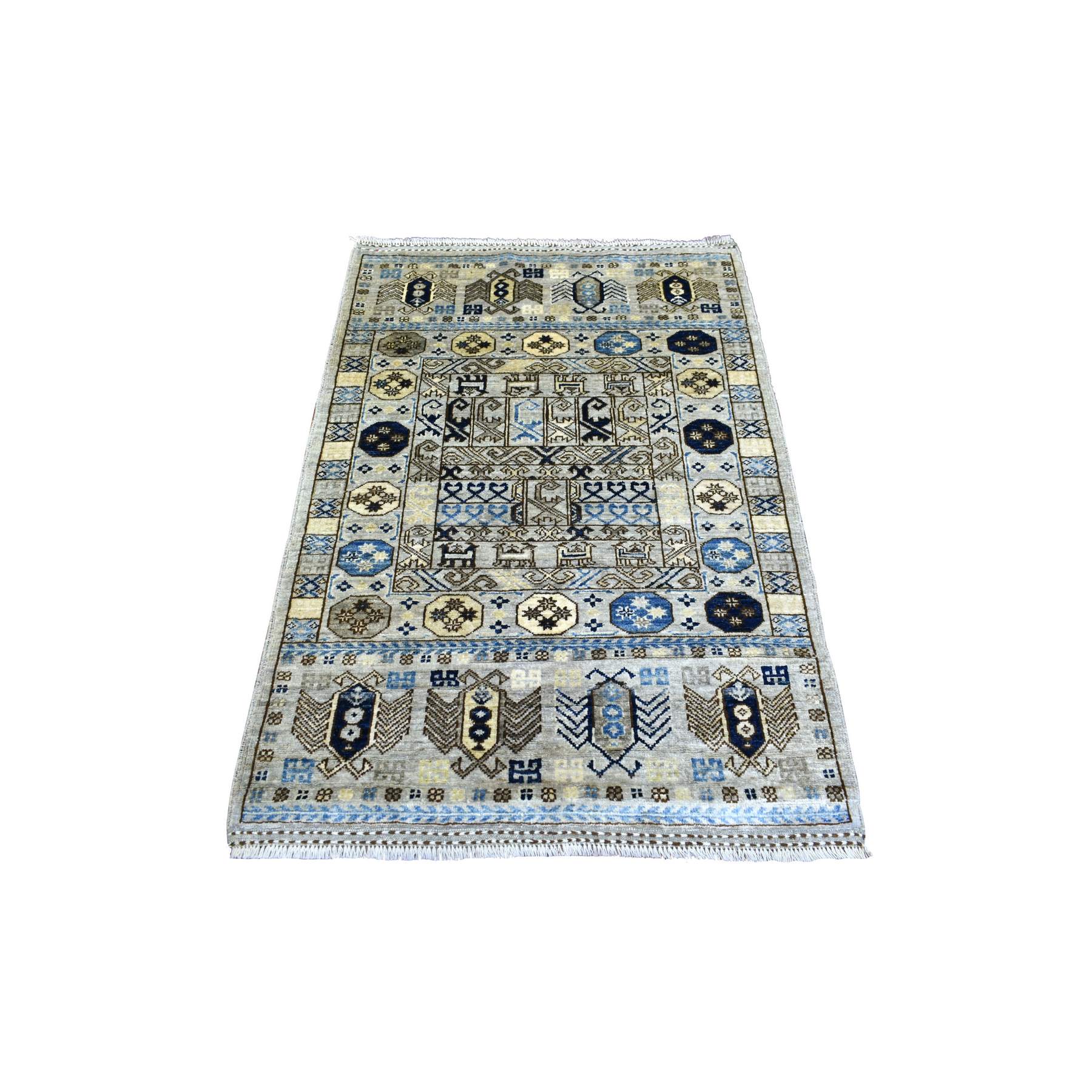 Tribal-Geometric-Hand-Knotted-Rug-355355