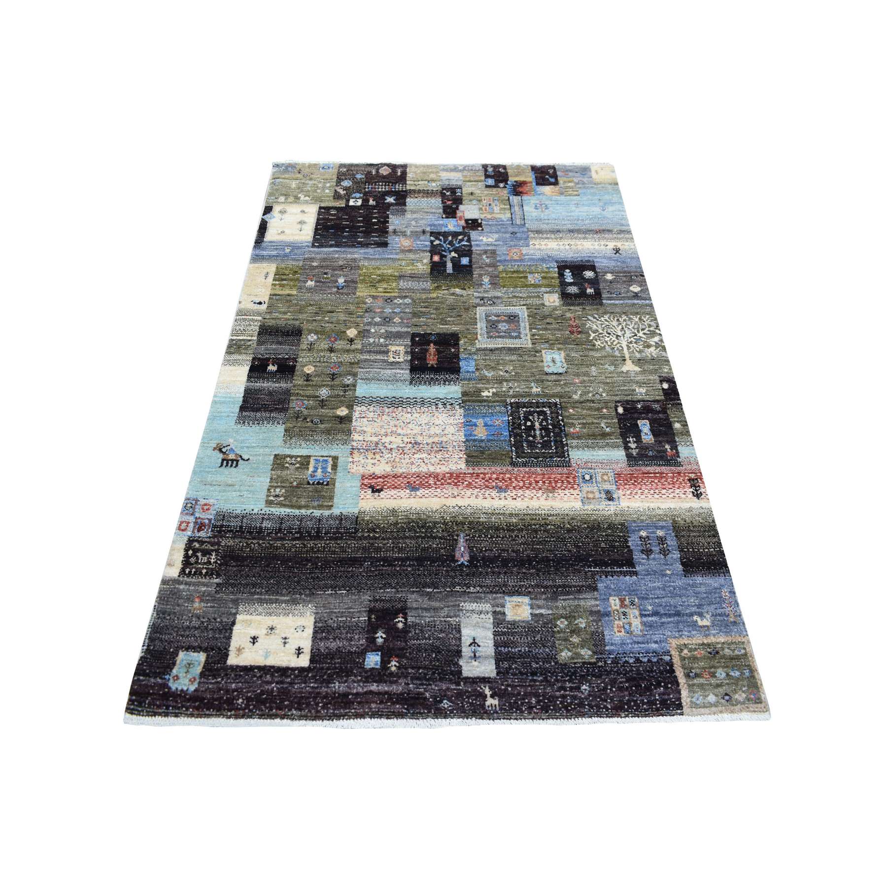 Tribal-Geometric-Hand-Knotted-Rug-356285