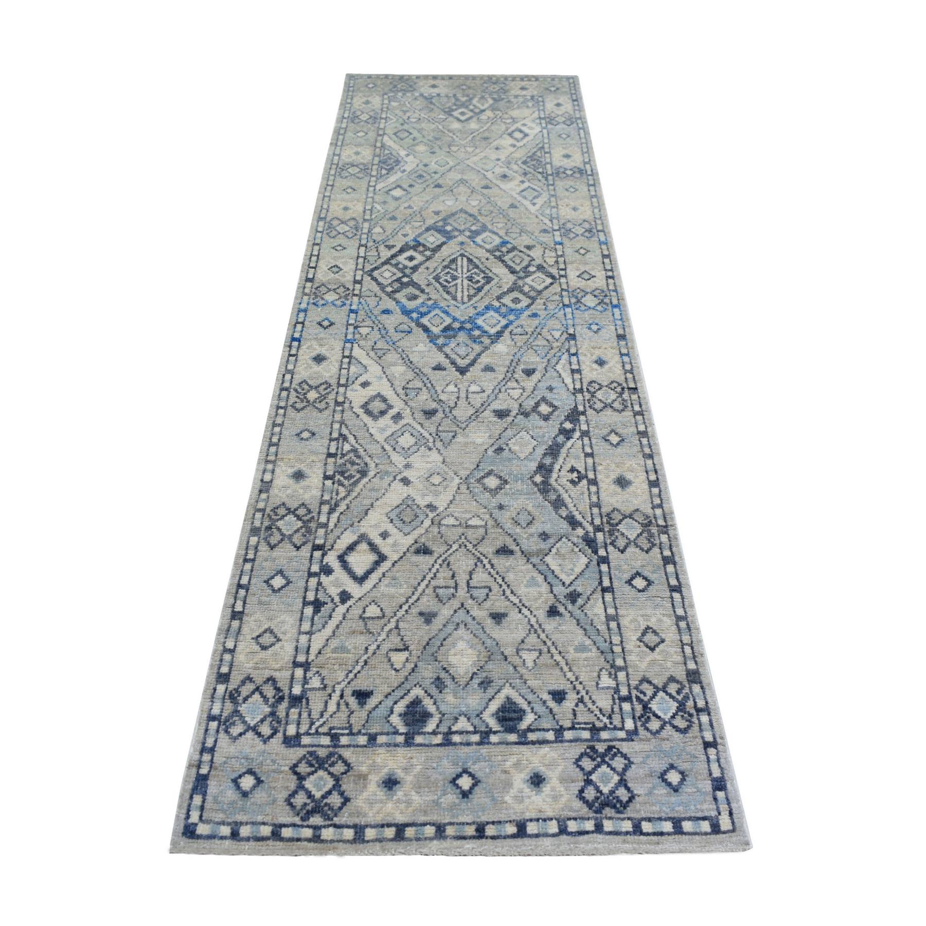 Tribal-Geometric-Hand-Knotted-Rug-356410