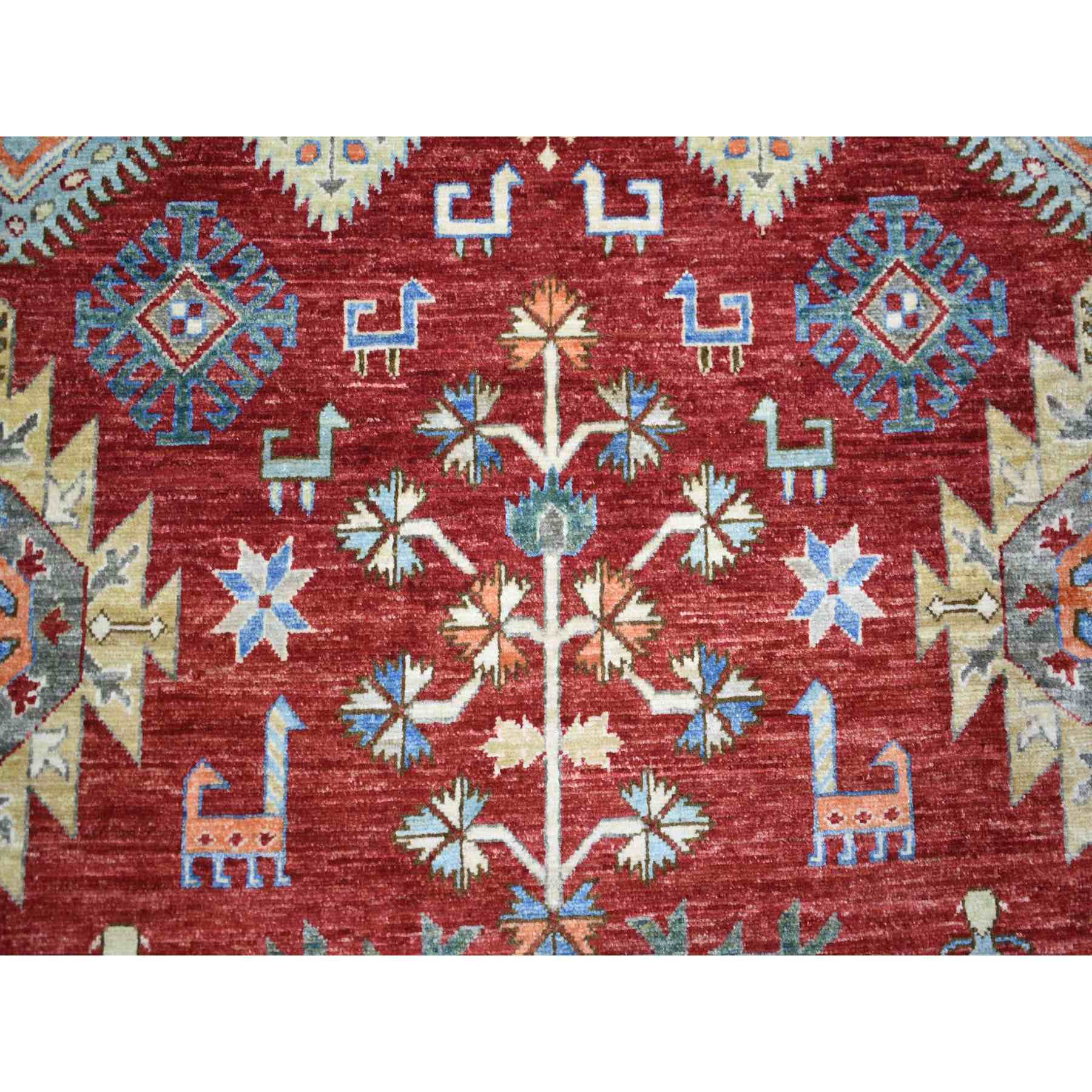 Tribal-Geometric-Hand-Knotted-Rug-356820