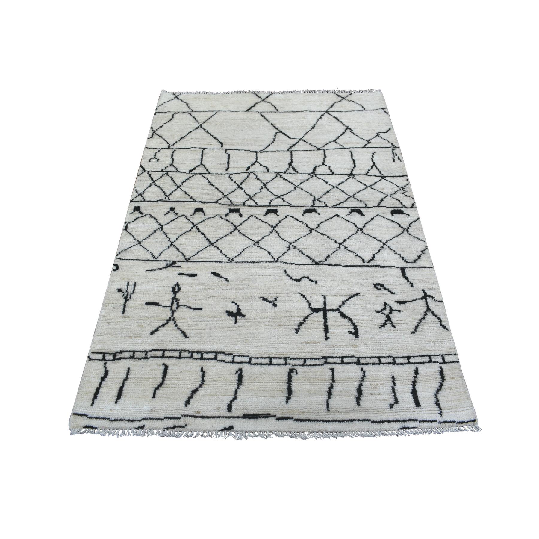 Tribal-Geometric-Hand-Knotted-Rug-357375