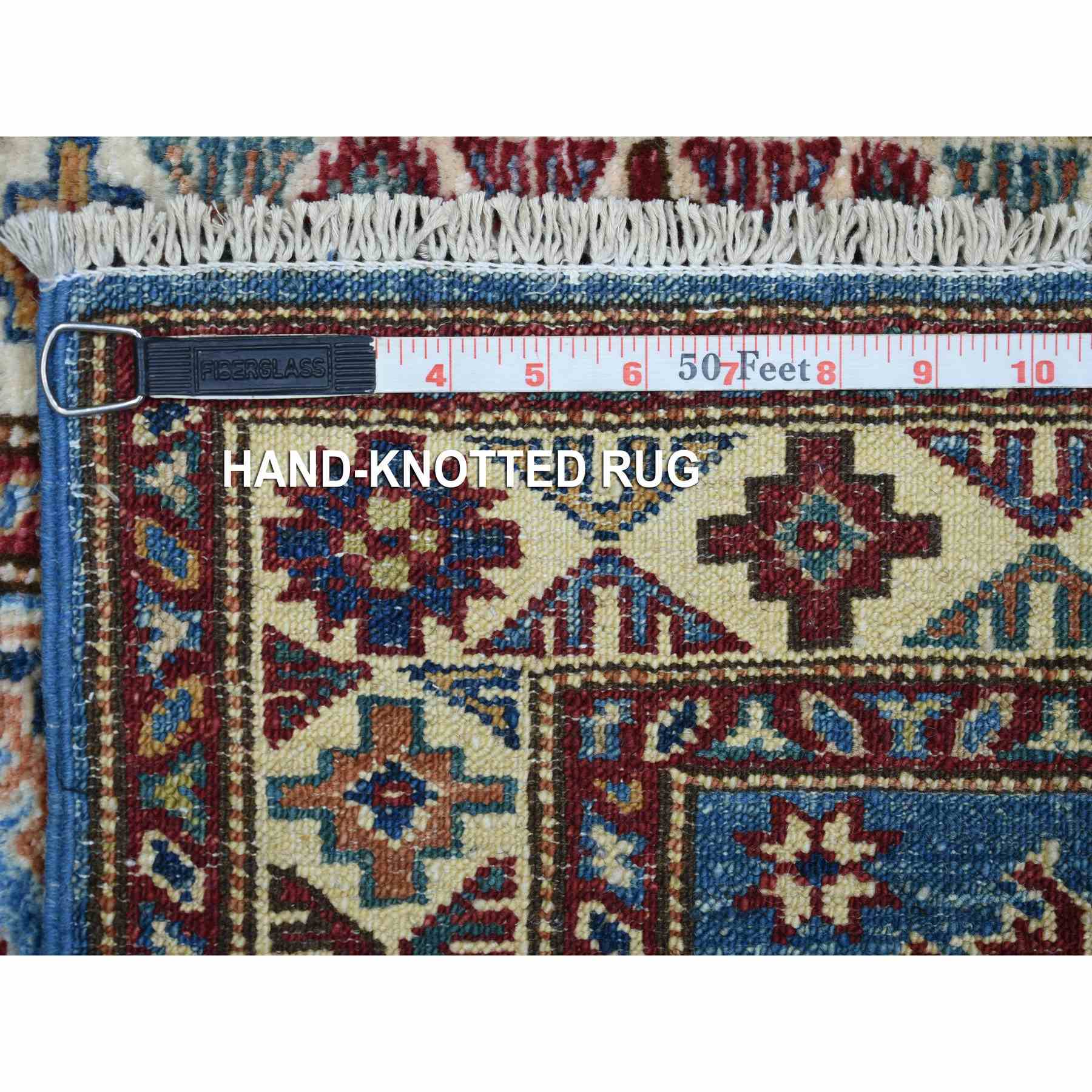 Kazak-Hand-Knotted-Rug-357930