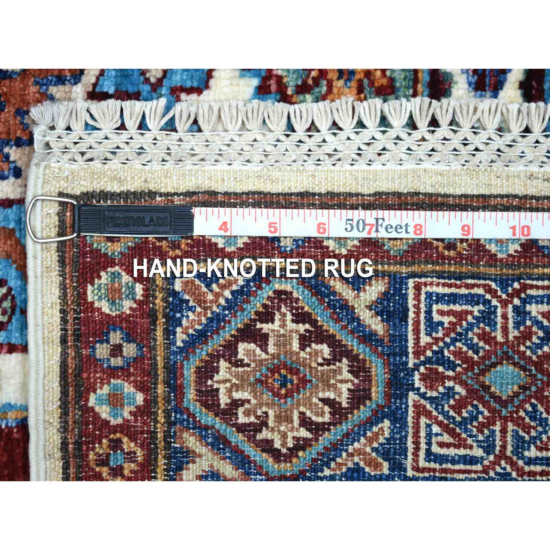 Kazak-Hand-Knotted-Rug-358435