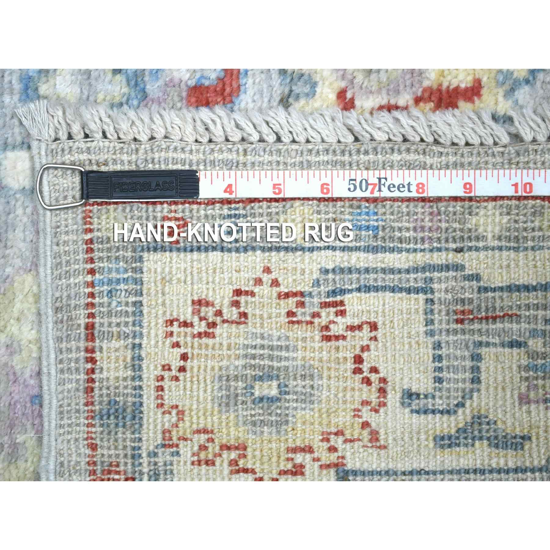 Oushak-And-Peshawar-Hand-Knotted-Rug-357520