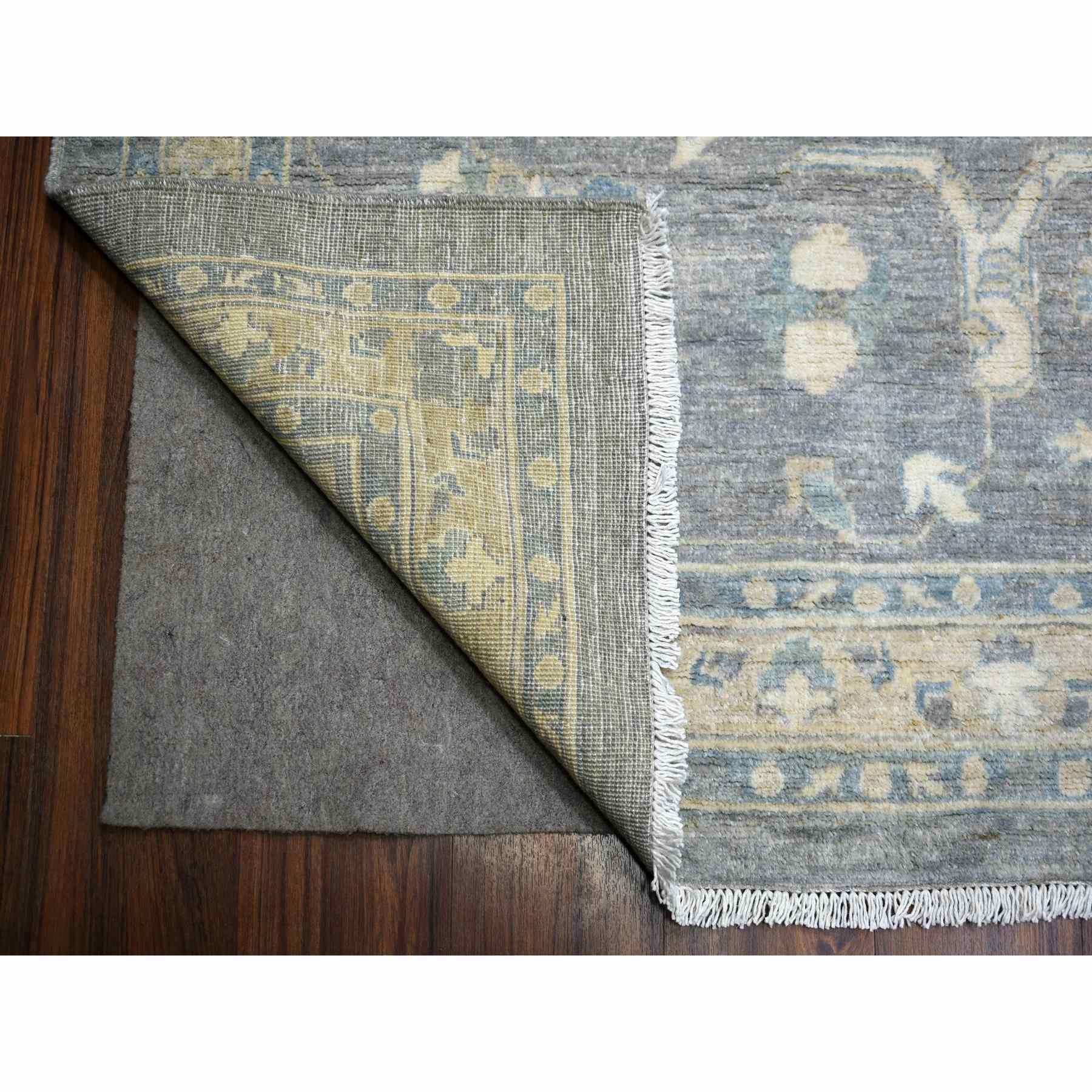 Oushak-And-Peshawar-Hand-Knotted-Rug-357985
