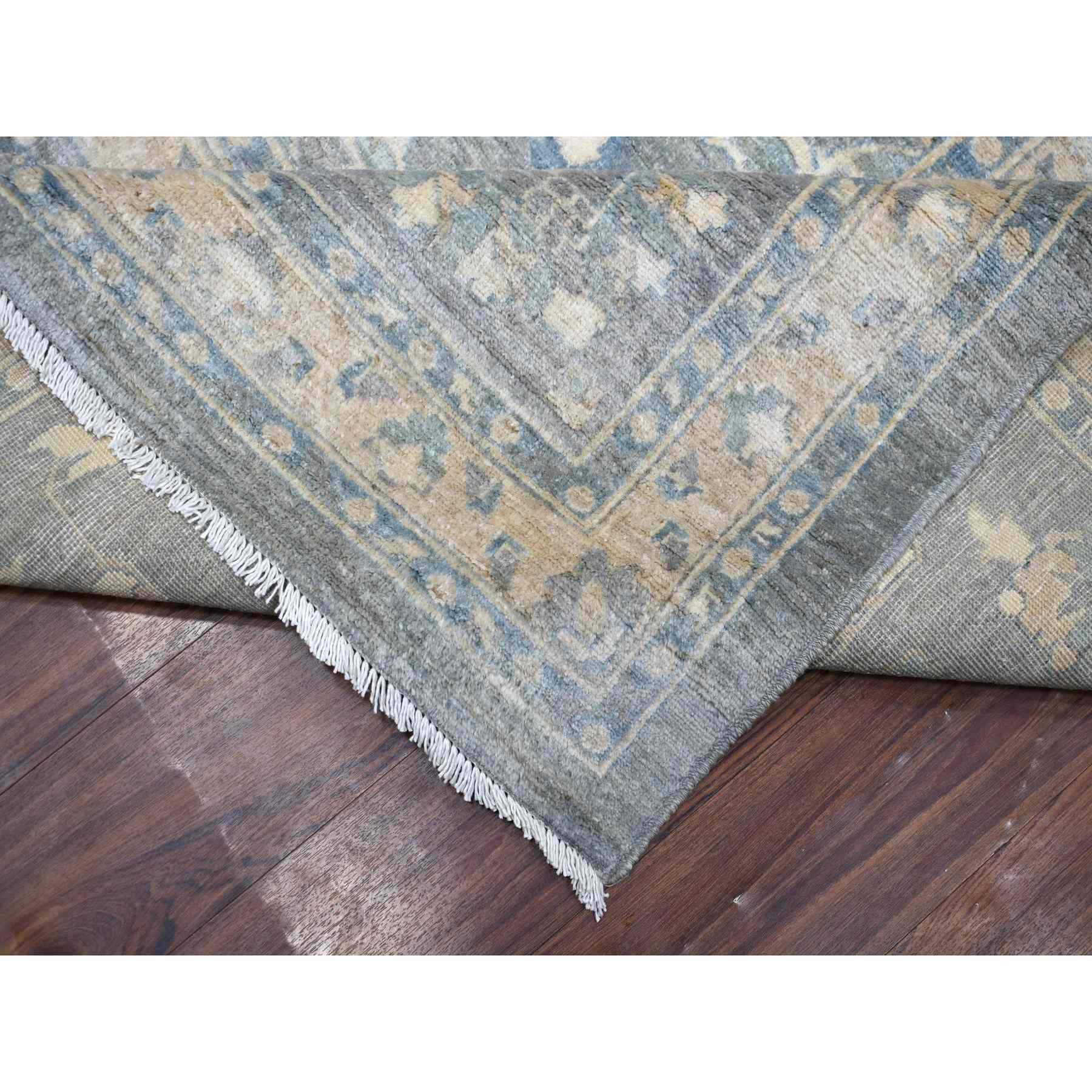 Oushak-And-Peshawar-Hand-Knotted-Rug-357985
