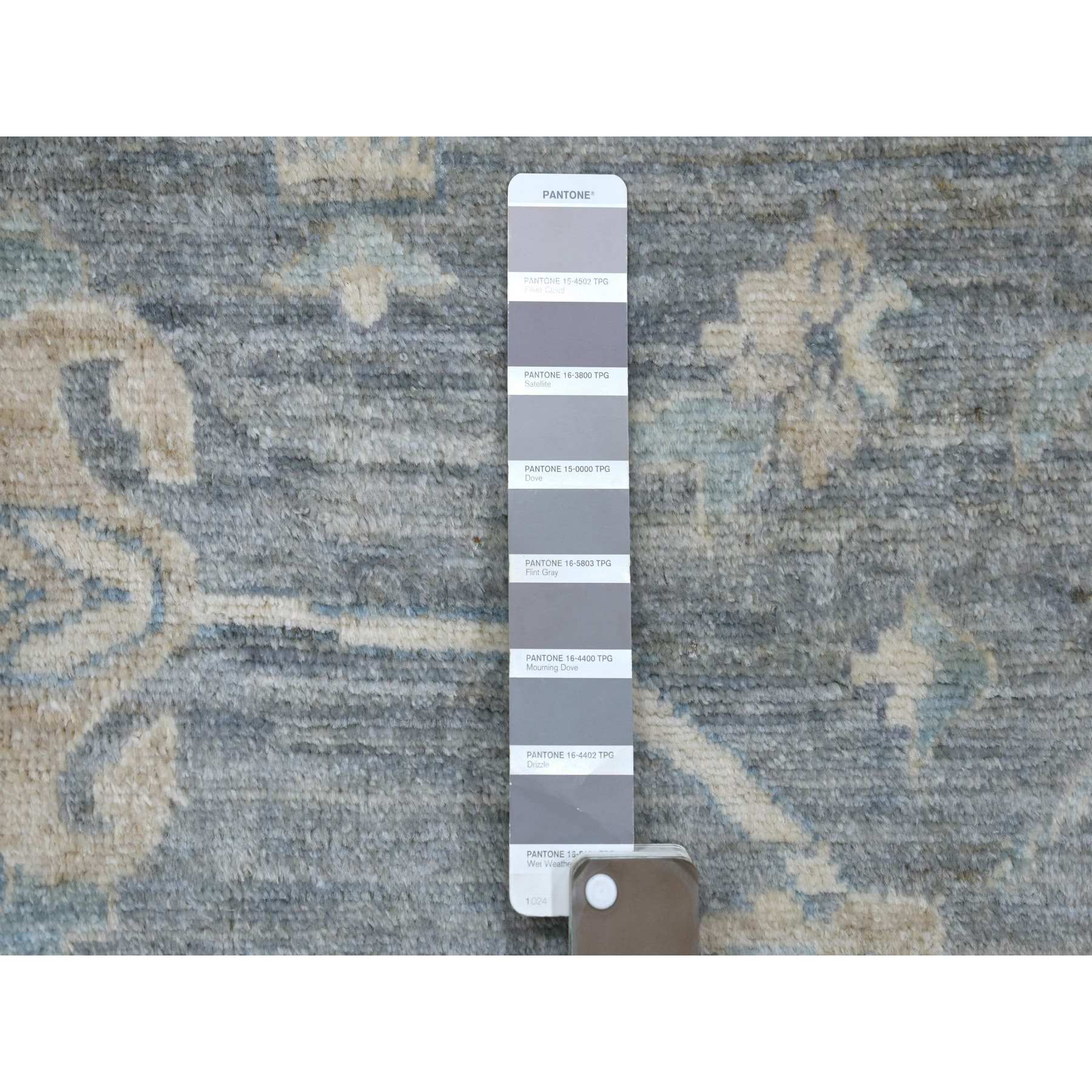 Oushak-And-Peshawar-Hand-Knotted-Rug-357985