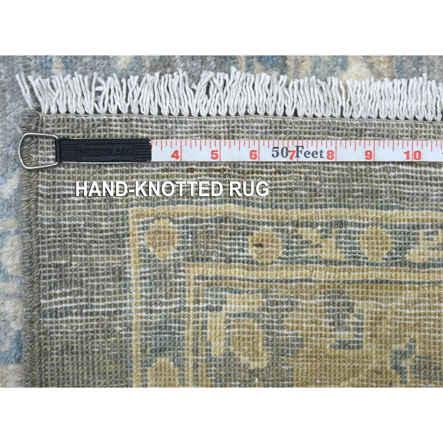 Oushak-And-Peshawar-Hand-Knotted-Rug-357985