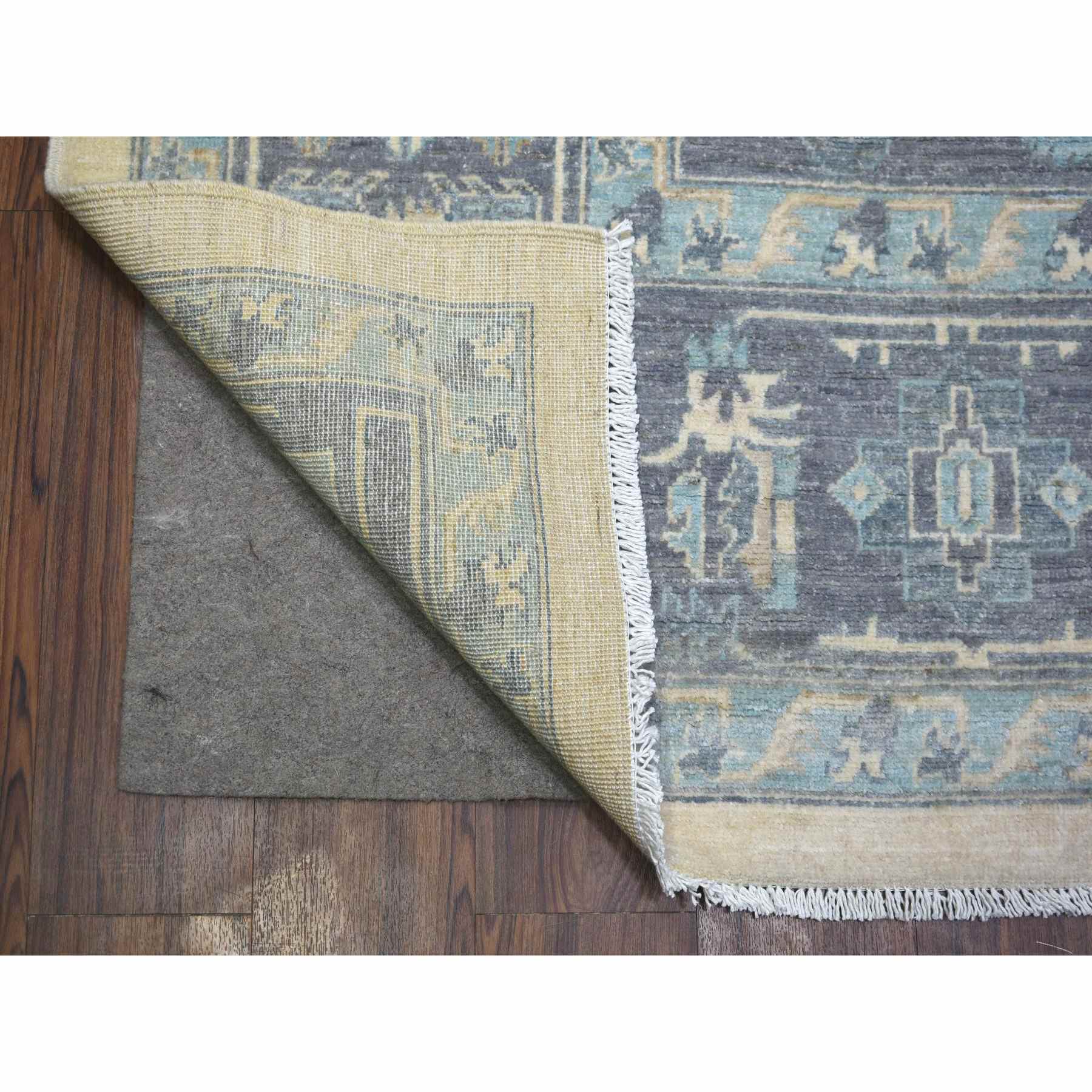 Oushak-And-Peshawar-Hand-Knotted-Rug-358095