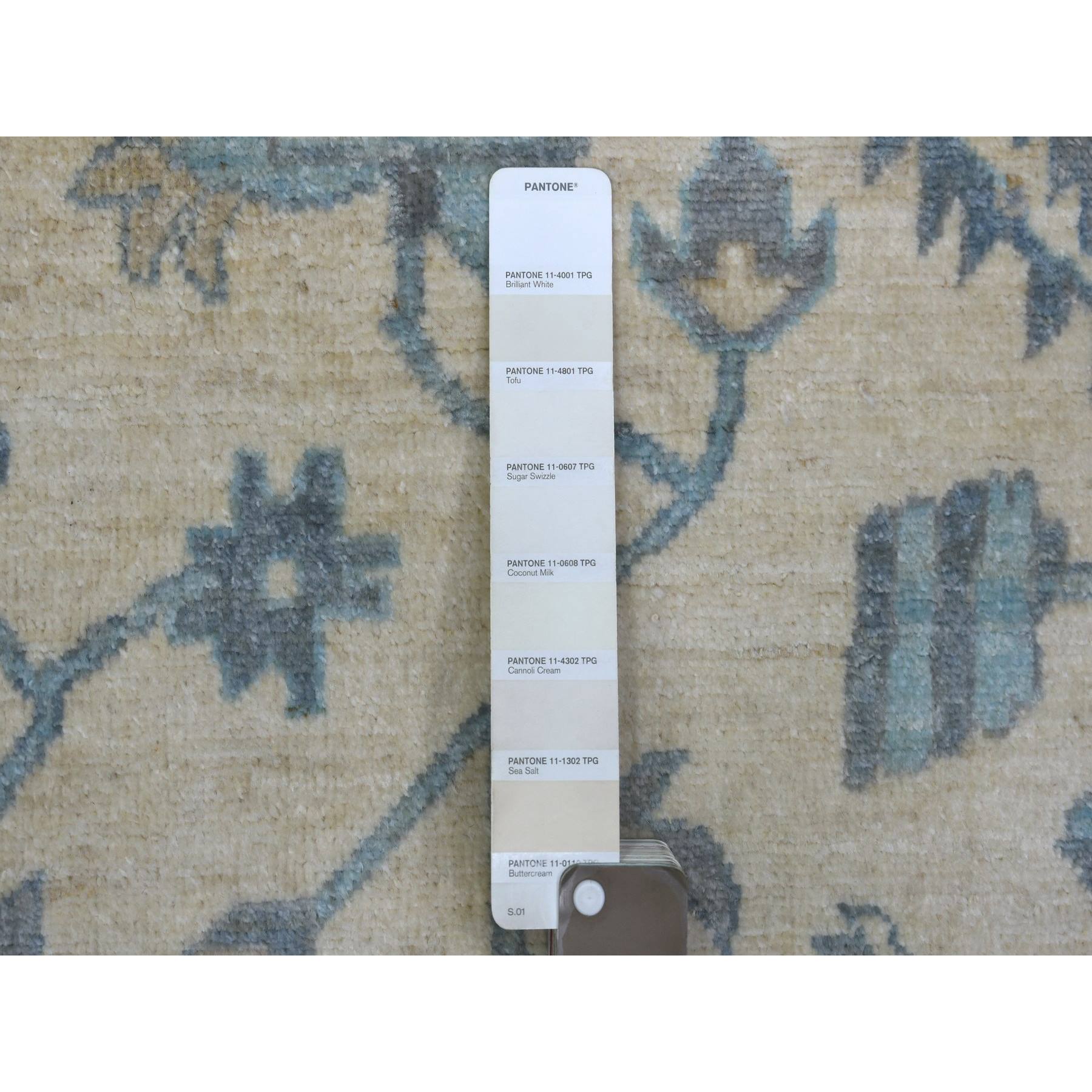 Oushak-And-Peshawar-Hand-Knotted-Rug-358095