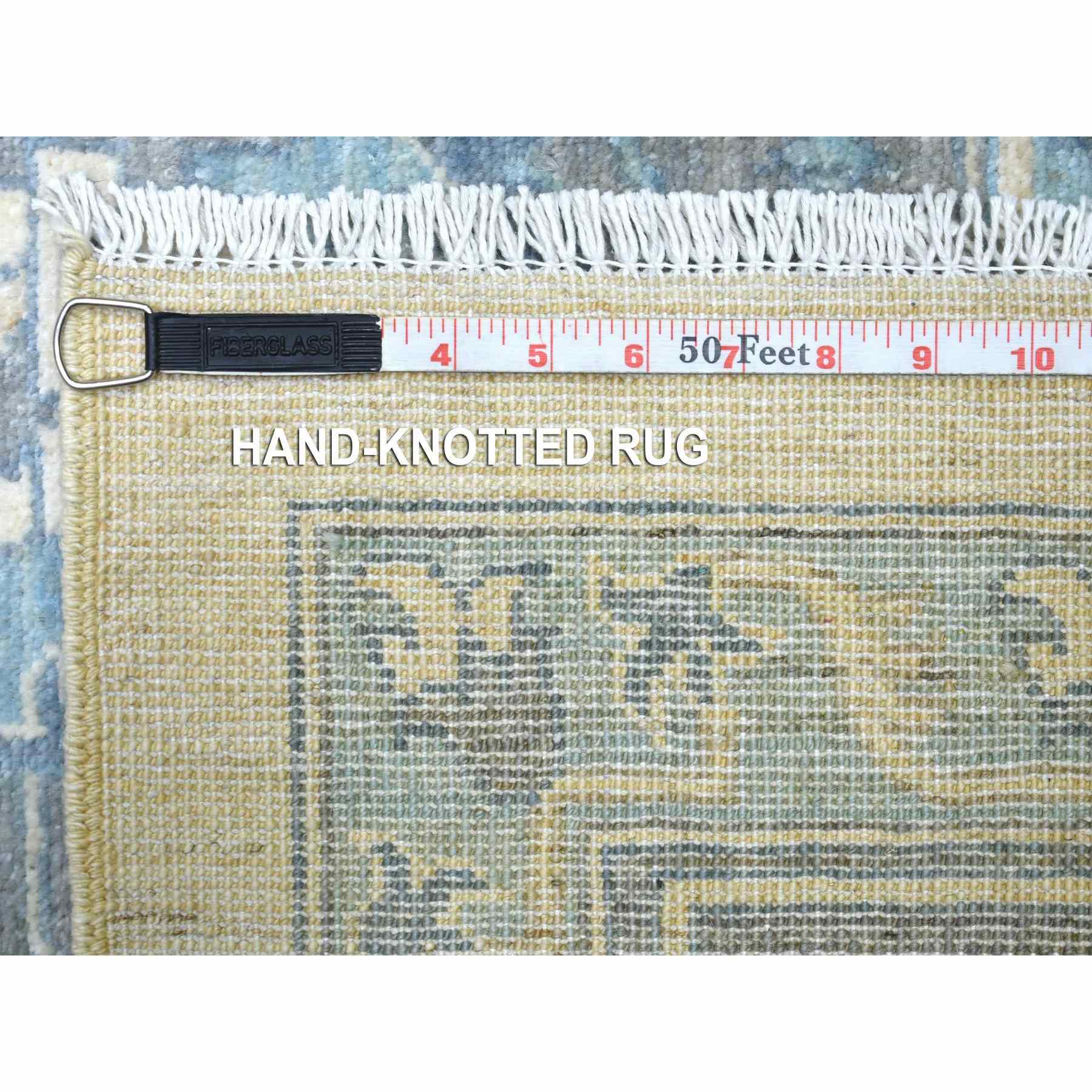 Oushak-And-Peshawar-Hand-Knotted-Rug-358095
