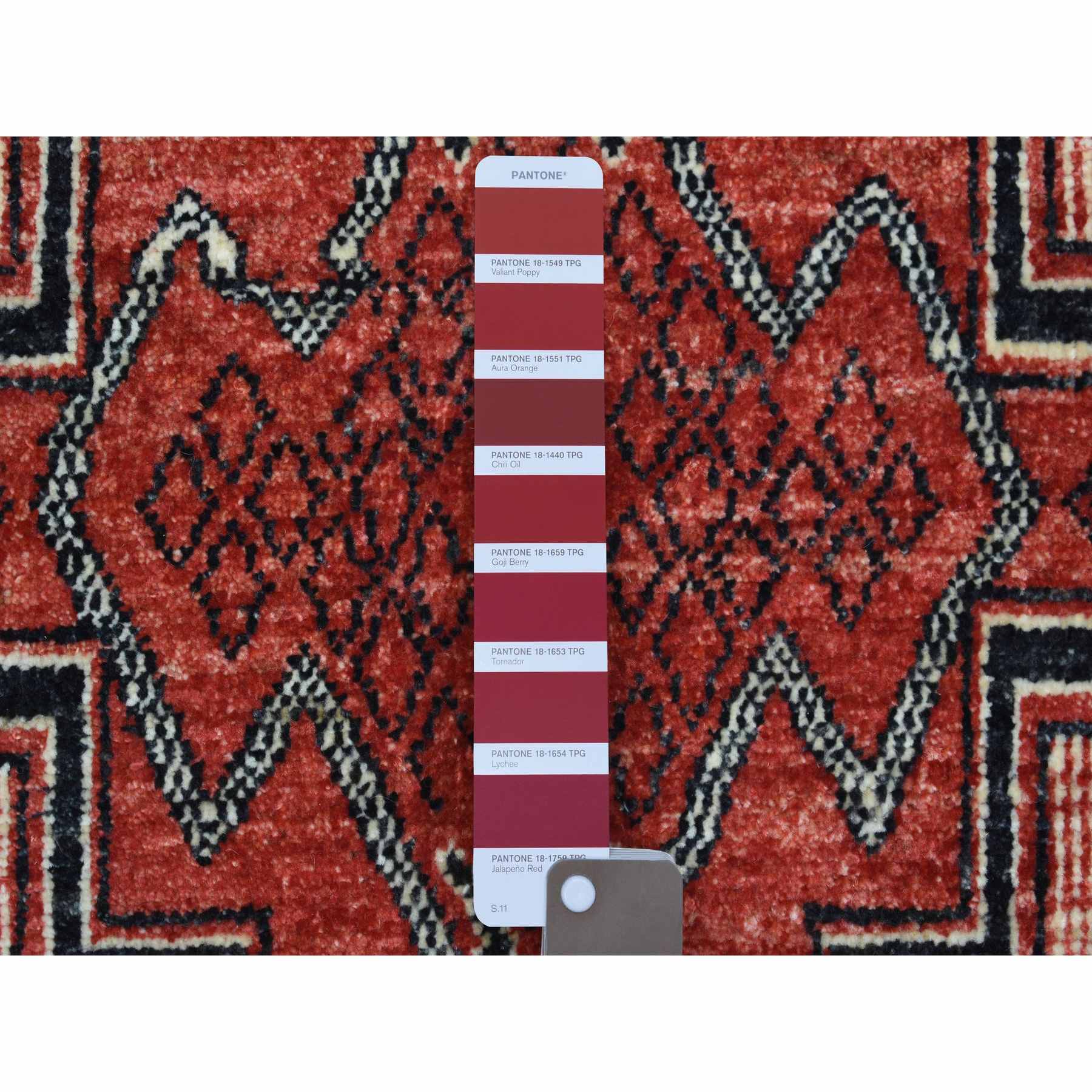 Oushak-And-Peshawar-Hand-Knotted-Rug-358645