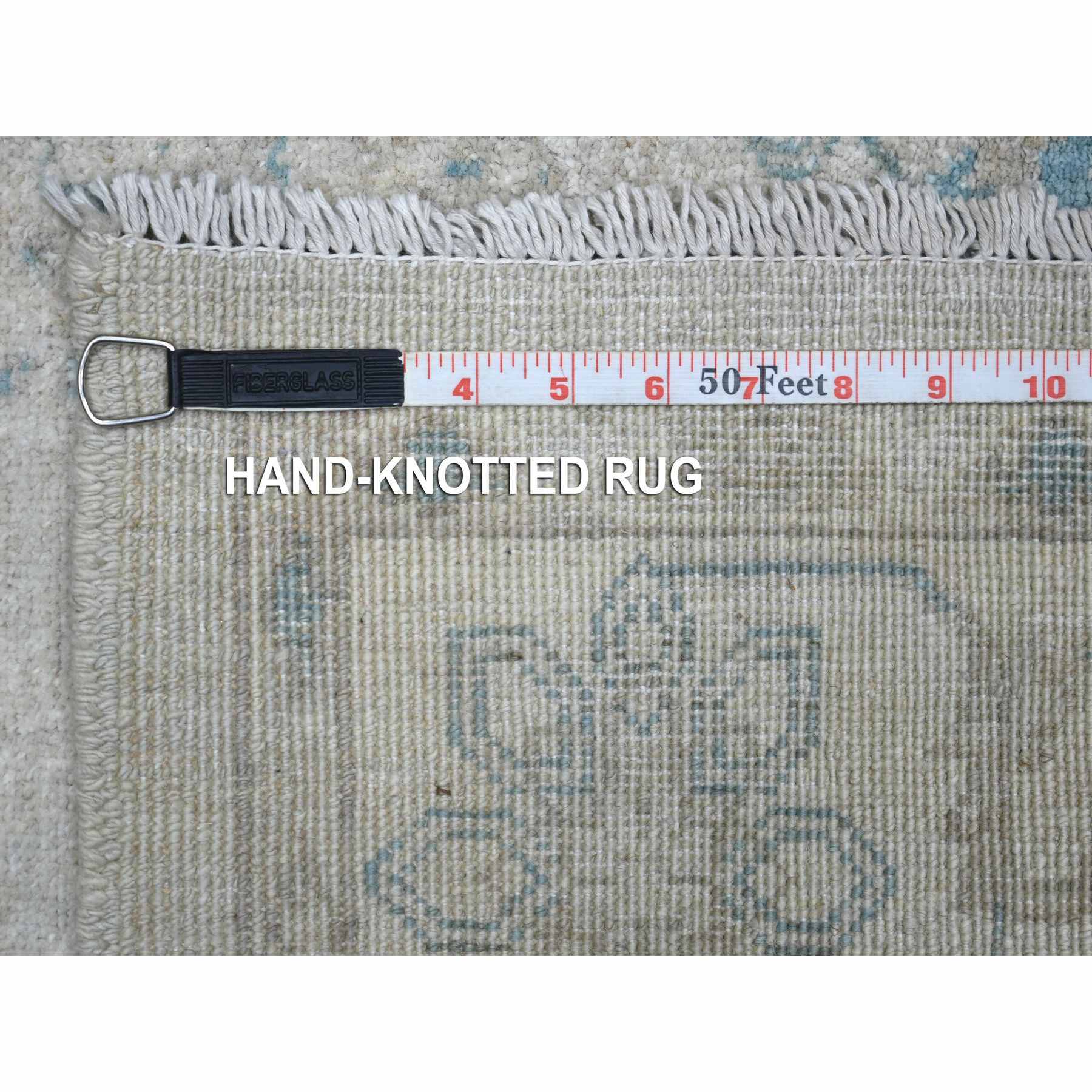 Oushak-And-Peshawar-Hand-Knotted-Rug-358665