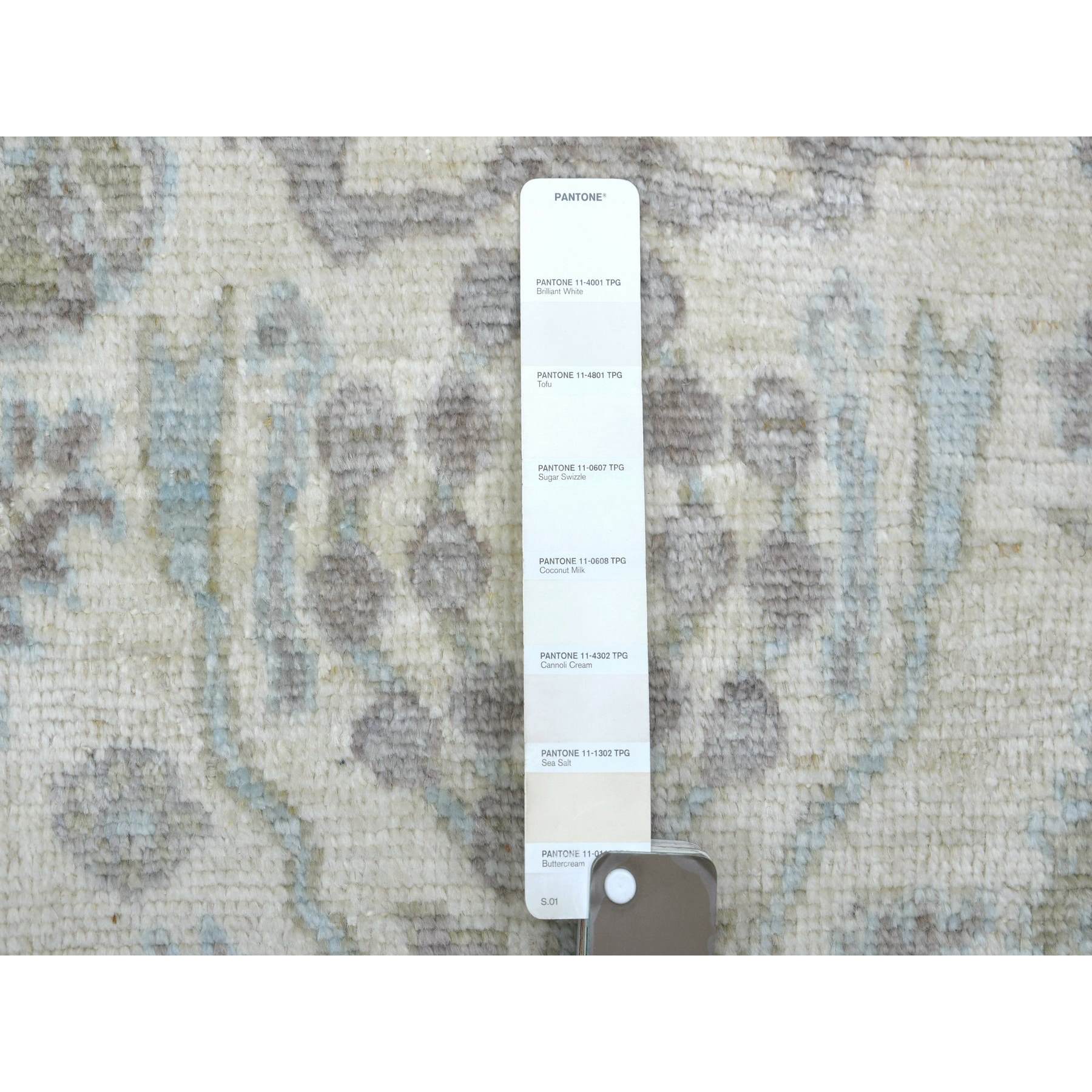 Oushak-And-Peshawar-Hand-Knotted-Rug-358795