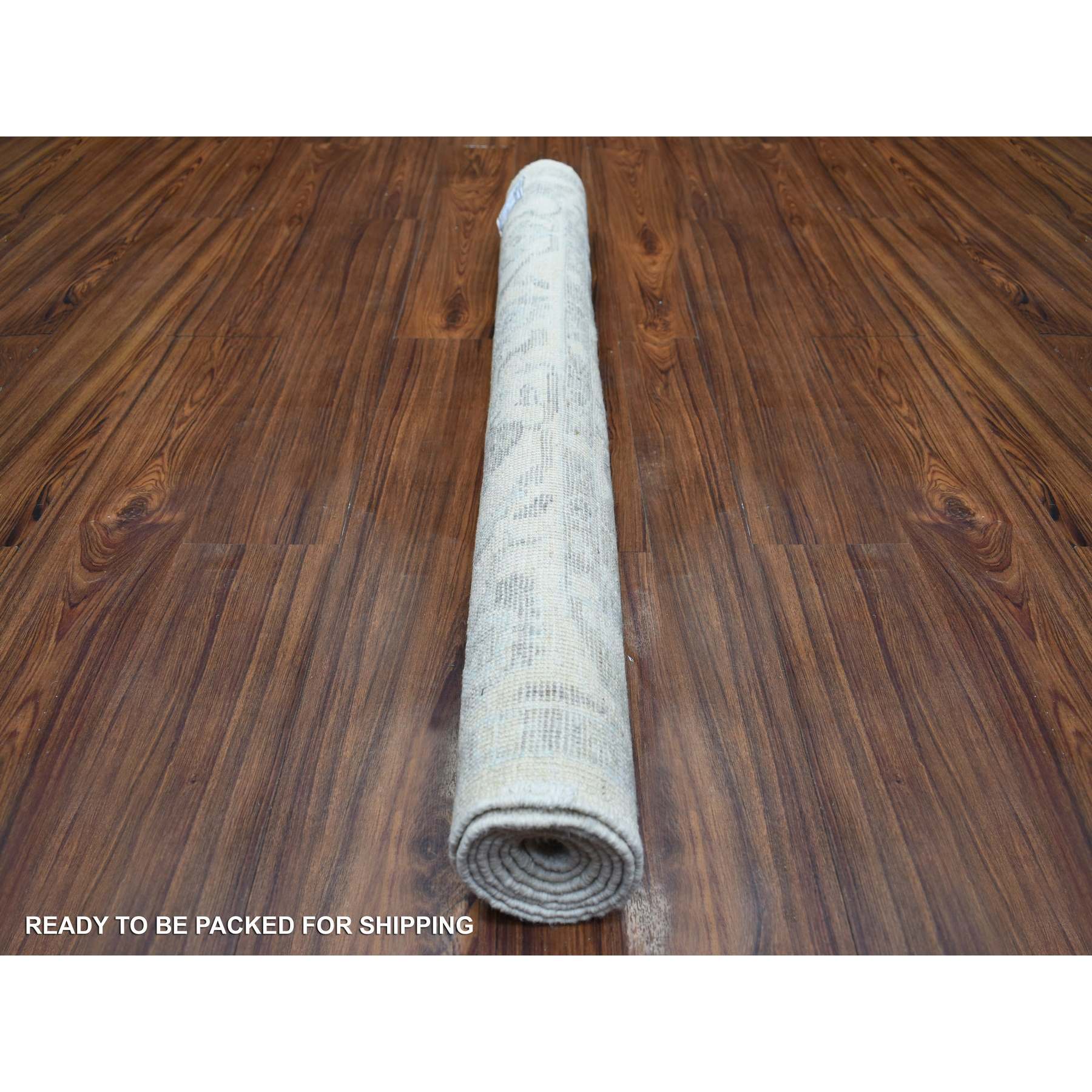Oushak-And-Peshawar-Hand-Knotted-Rug-358795