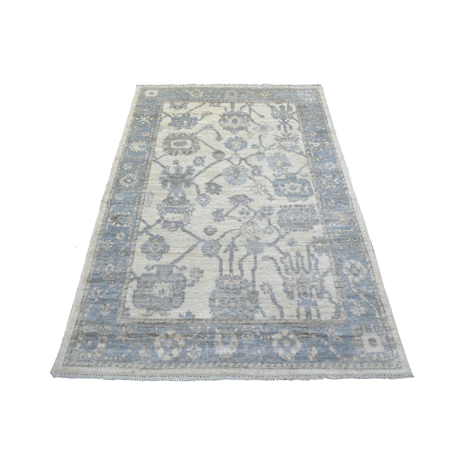 Oushak-And-Peshawar-Hand-Knotted-Rug-359375