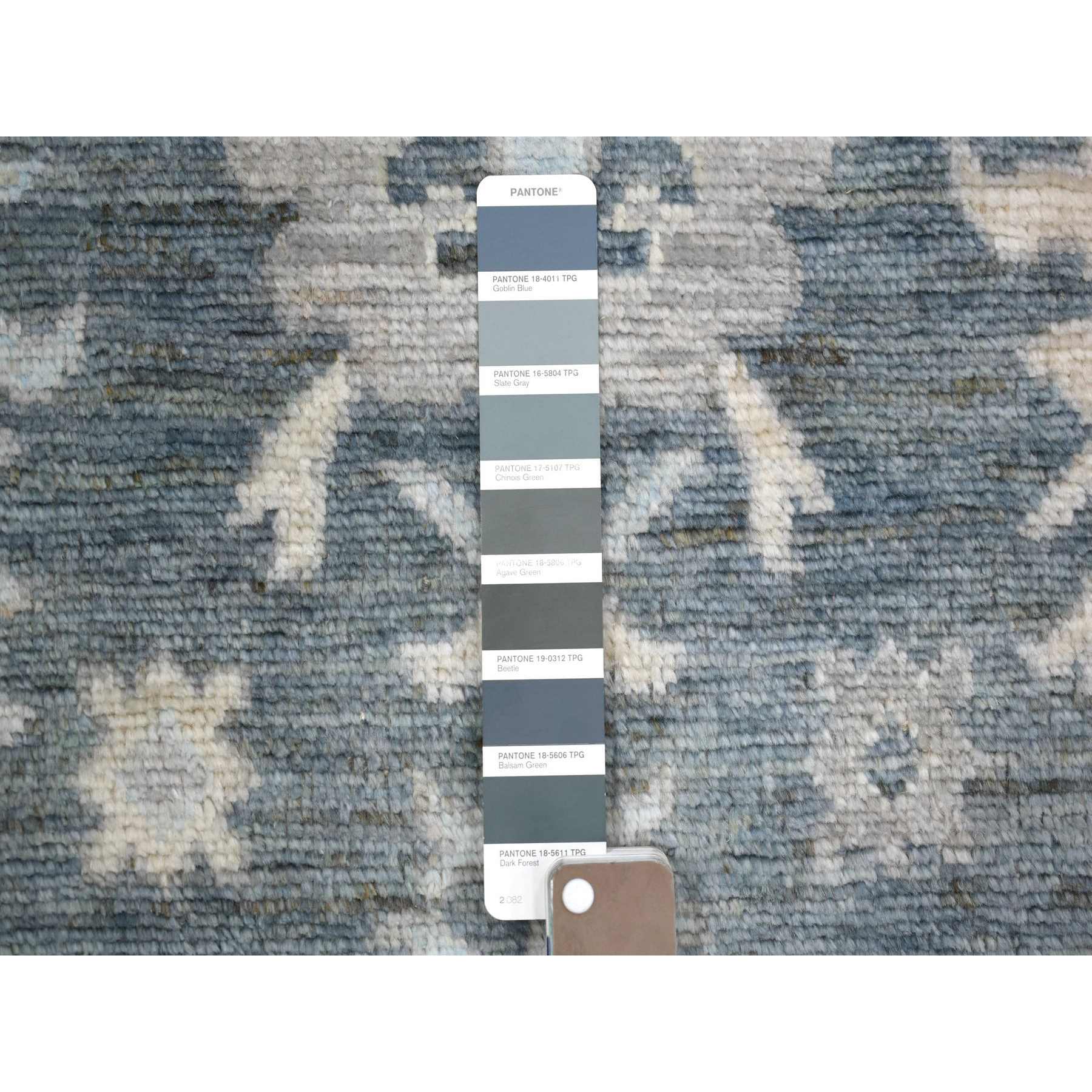 Oushak-And-Peshawar-Hand-Knotted-Rug-359415