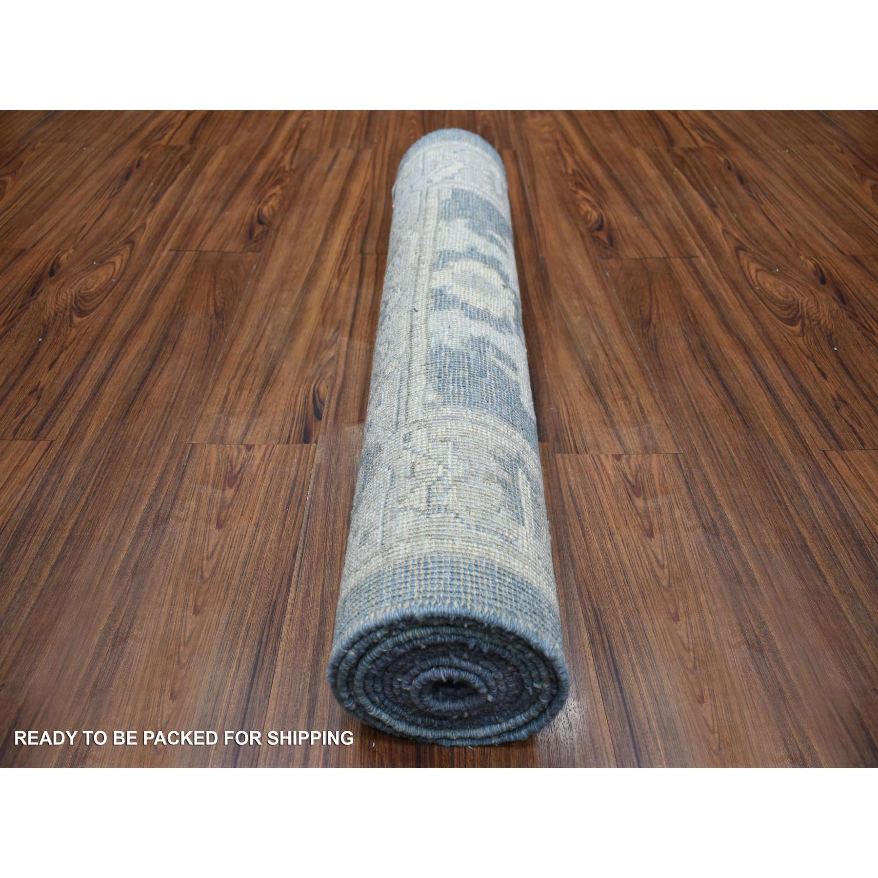 Oushak-And-Peshawar-Hand-Knotted-Rug-359415