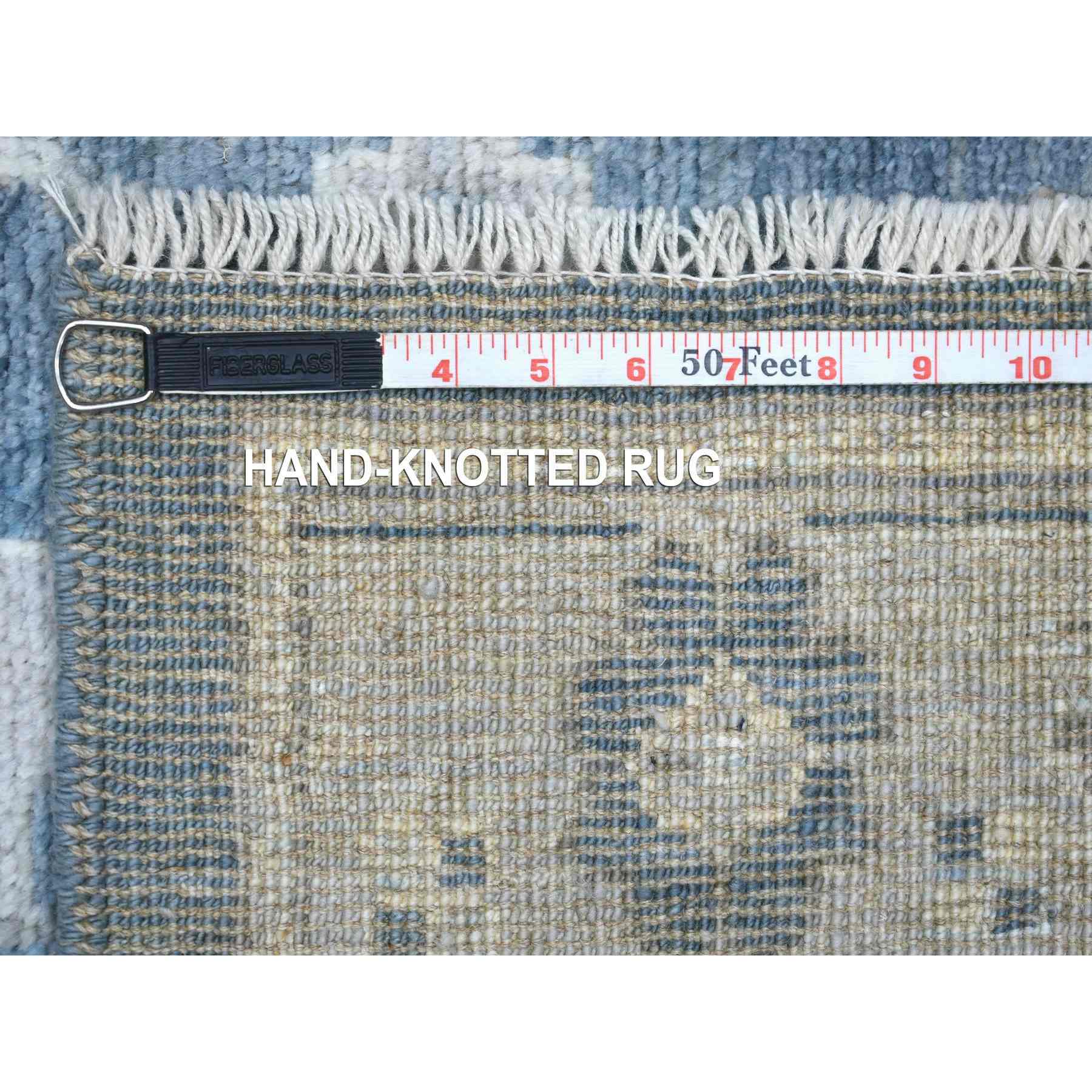 Oushak-And-Peshawar-Hand-Knotted-Rug-359415