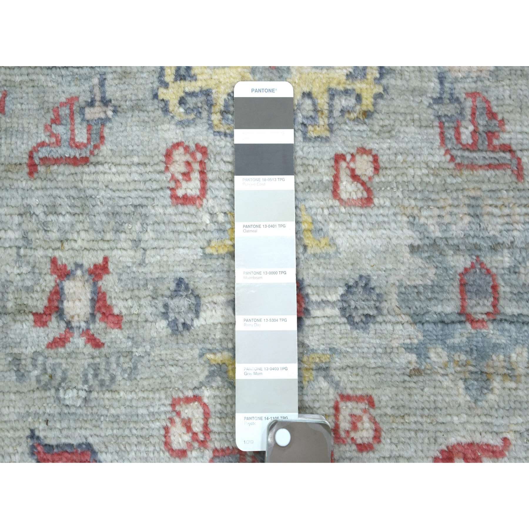 Oushak-And-Peshawar-Hand-Knotted-Rug-359425