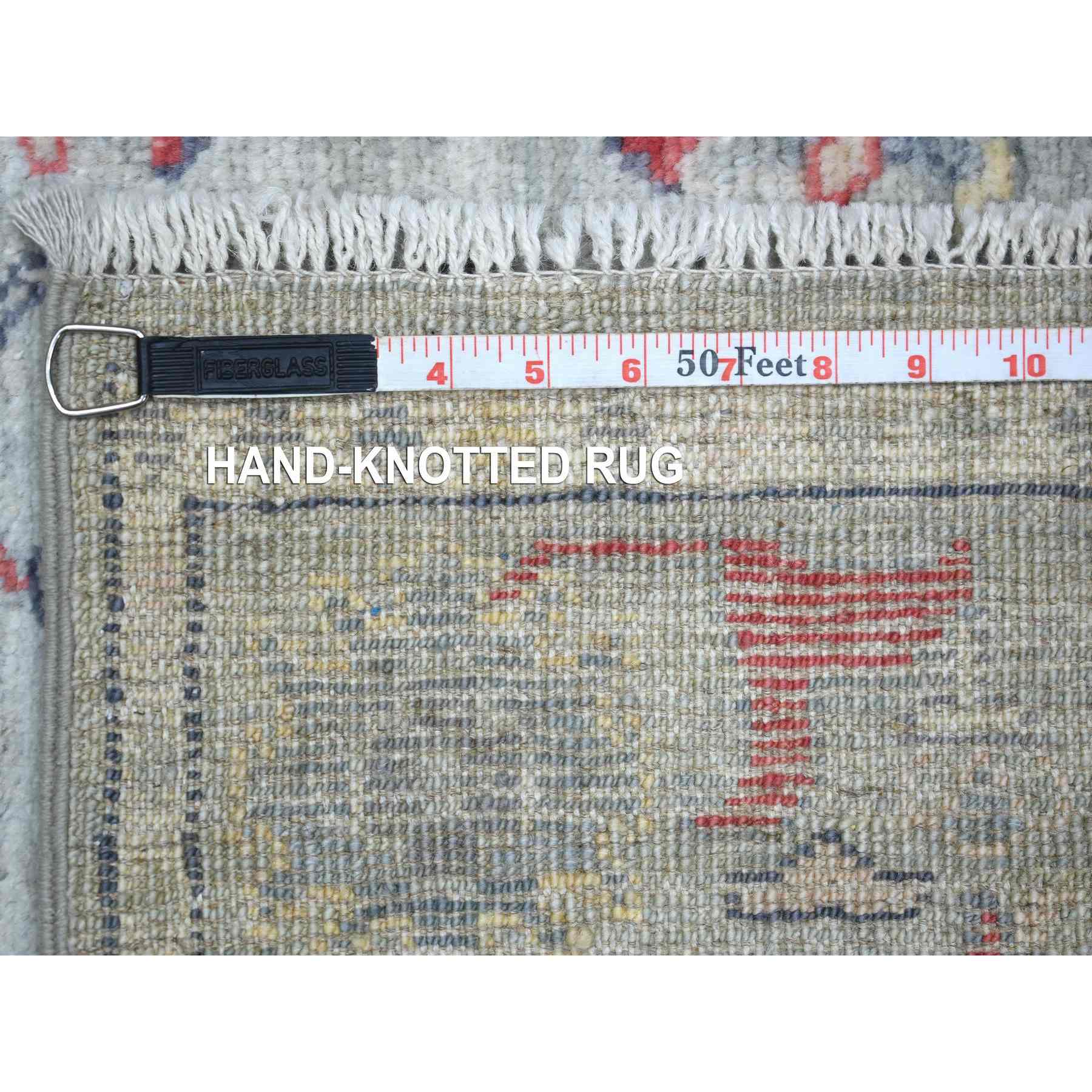 Oushak-And-Peshawar-Hand-Knotted-Rug-359425