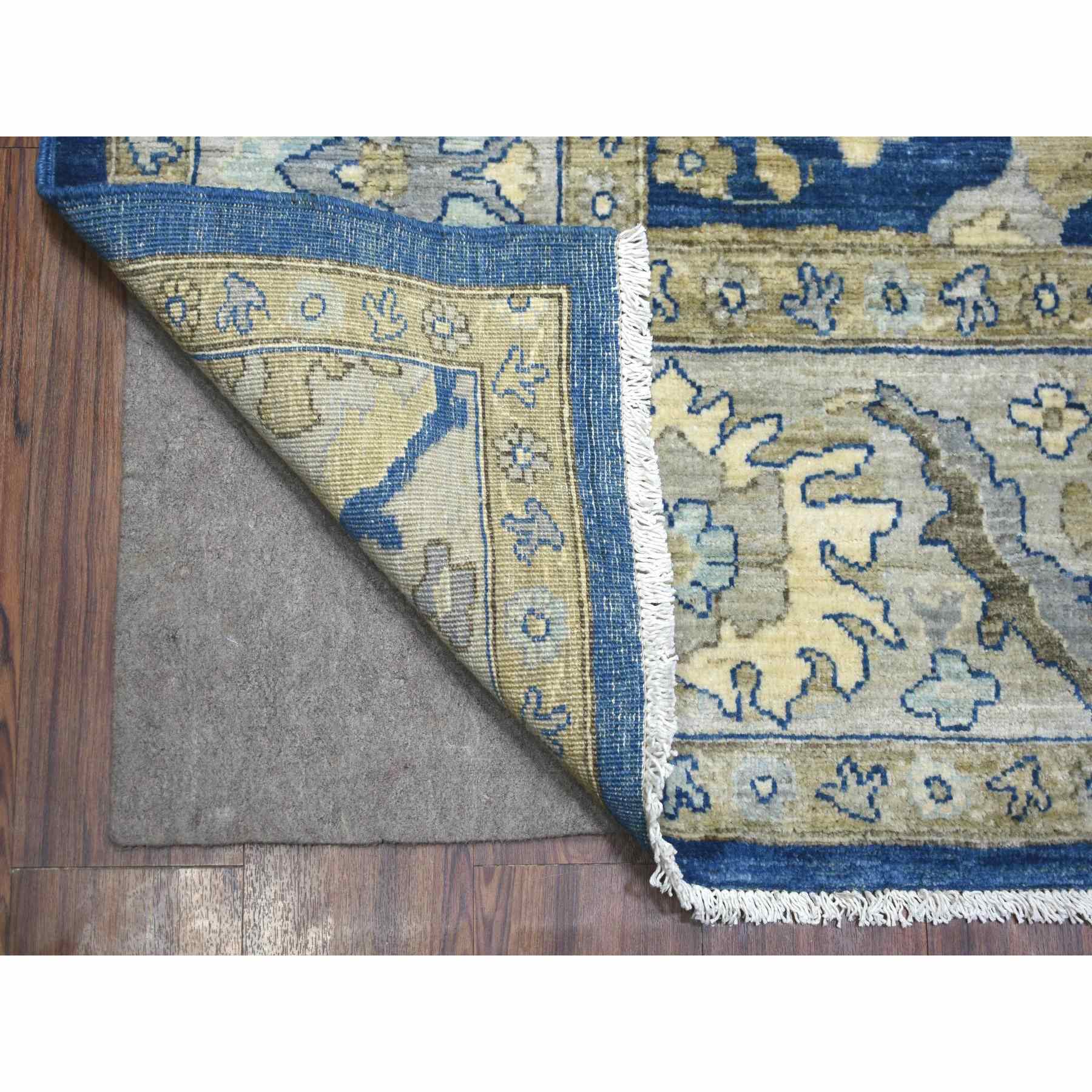 Oushak-And-Peshawar-Hand-Knotted-Rug-359700