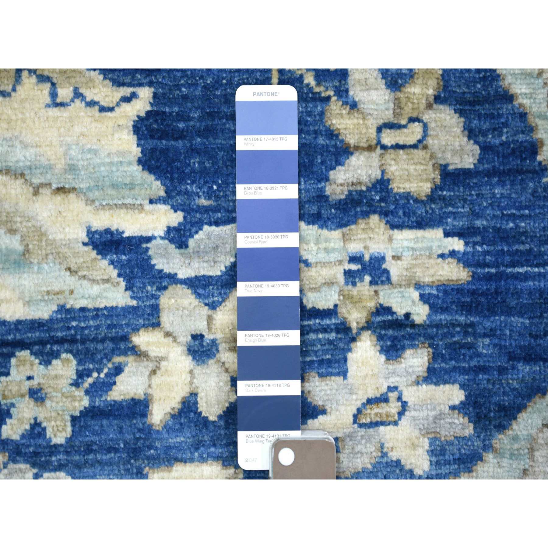 Oushak-And-Peshawar-Hand-Knotted-Rug-359700