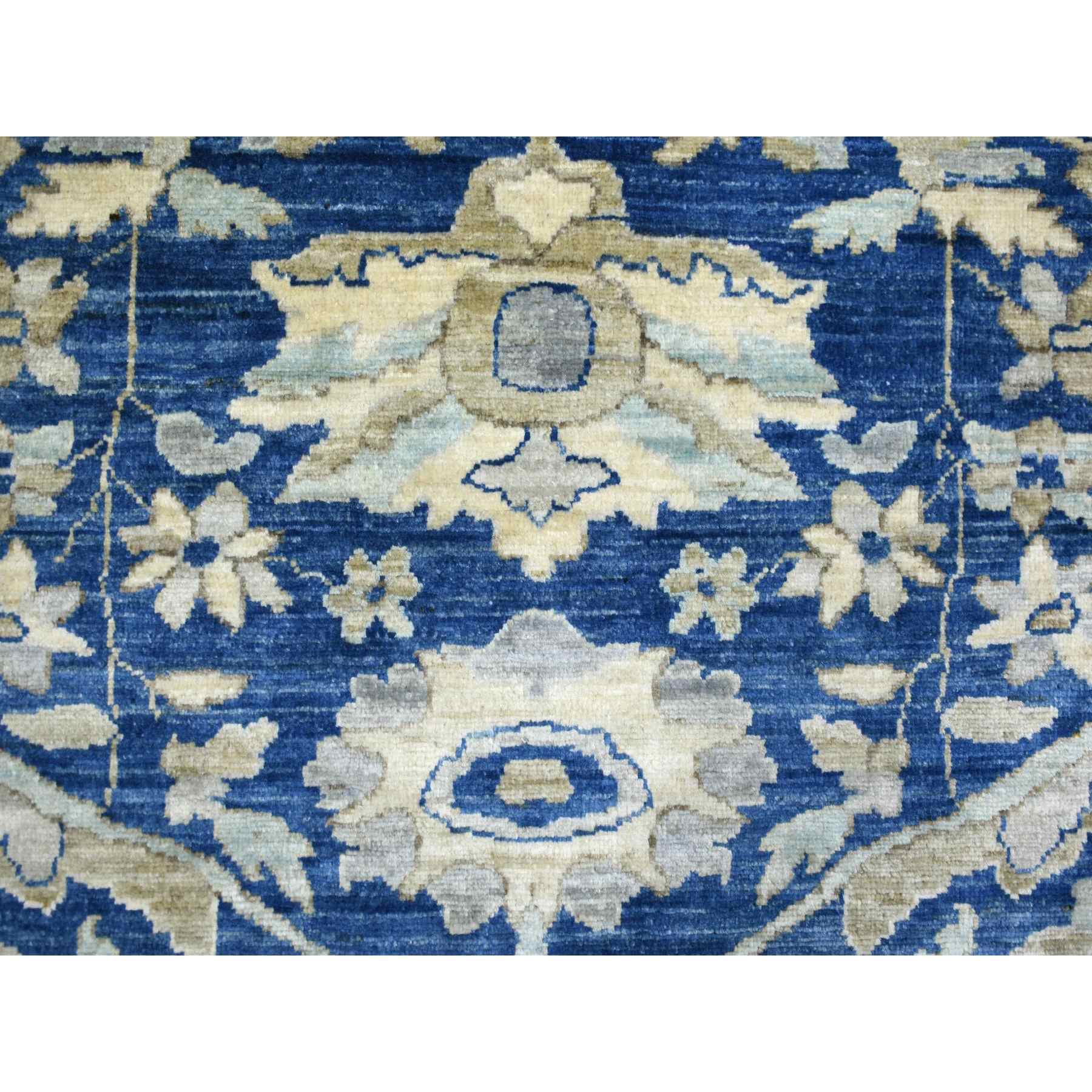 Oushak-And-Peshawar-Hand-Knotted-Rug-359700