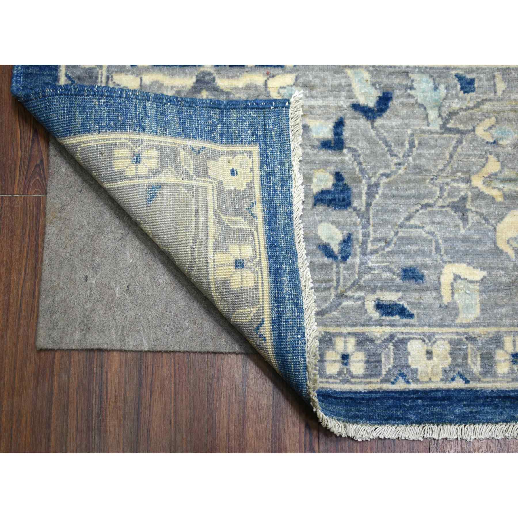 Oushak-And-Peshawar-Hand-Knotted-Rug-359730