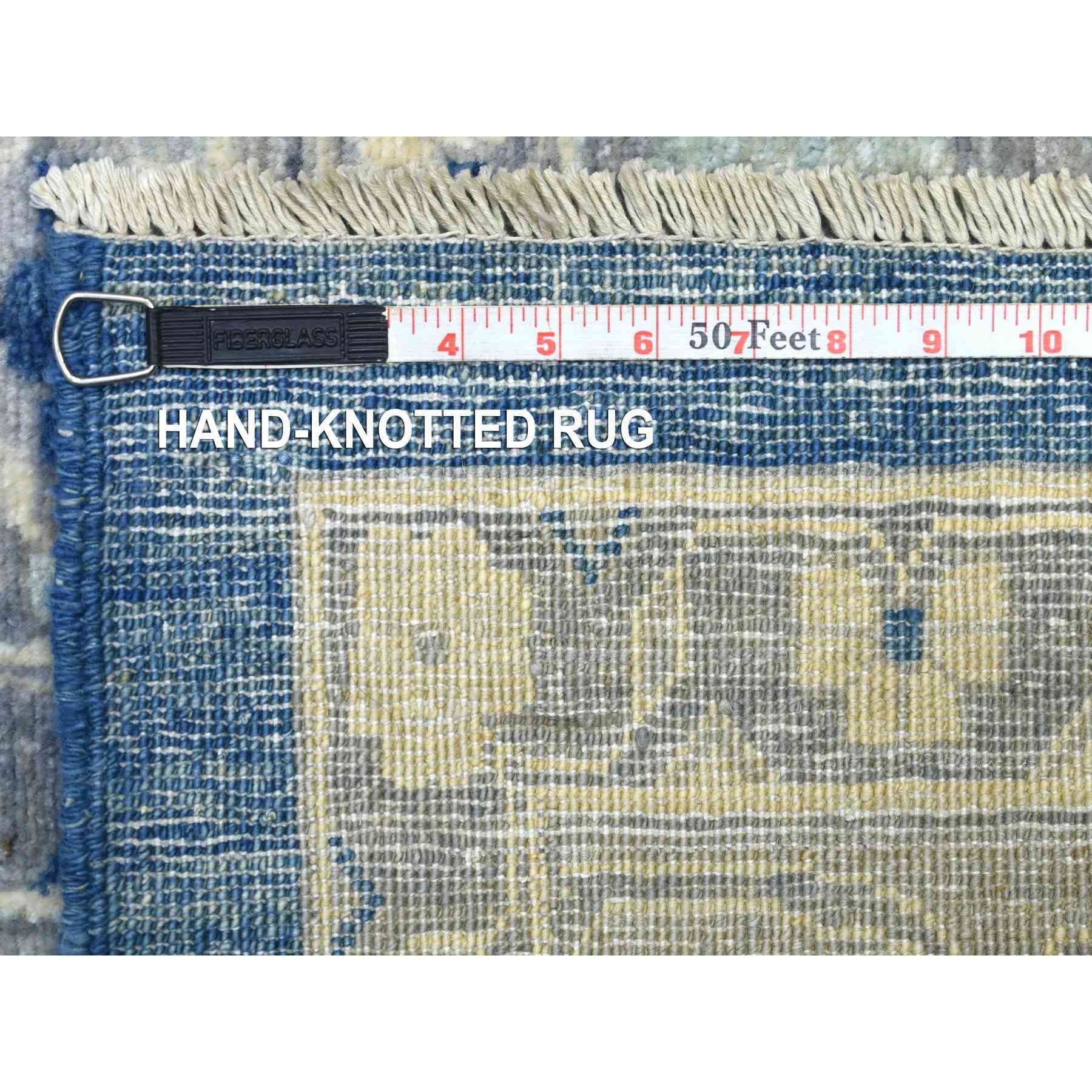Oushak-And-Peshawar-Hand-Knotted-Rug-359730