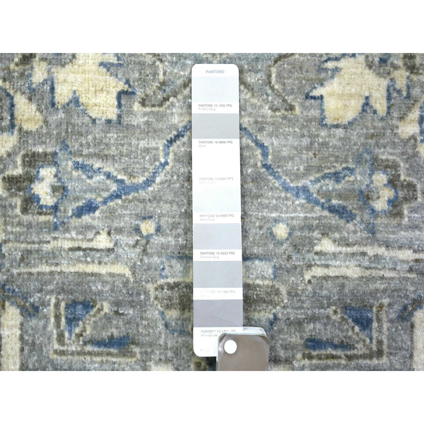 Oushak-And-Peshawar-Hand-Knotted-Rug-359760