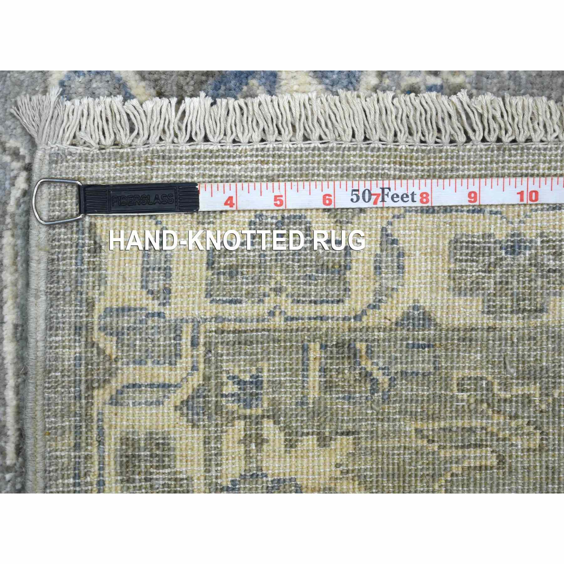 Oushak-And-Peshawar-Hand-Knotted-Rug-359760