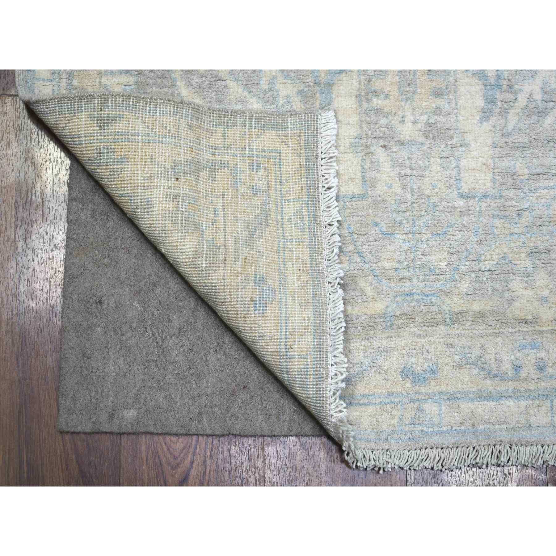 Oushak-And-Peshawar-Hand-Knotted-Rug-359900