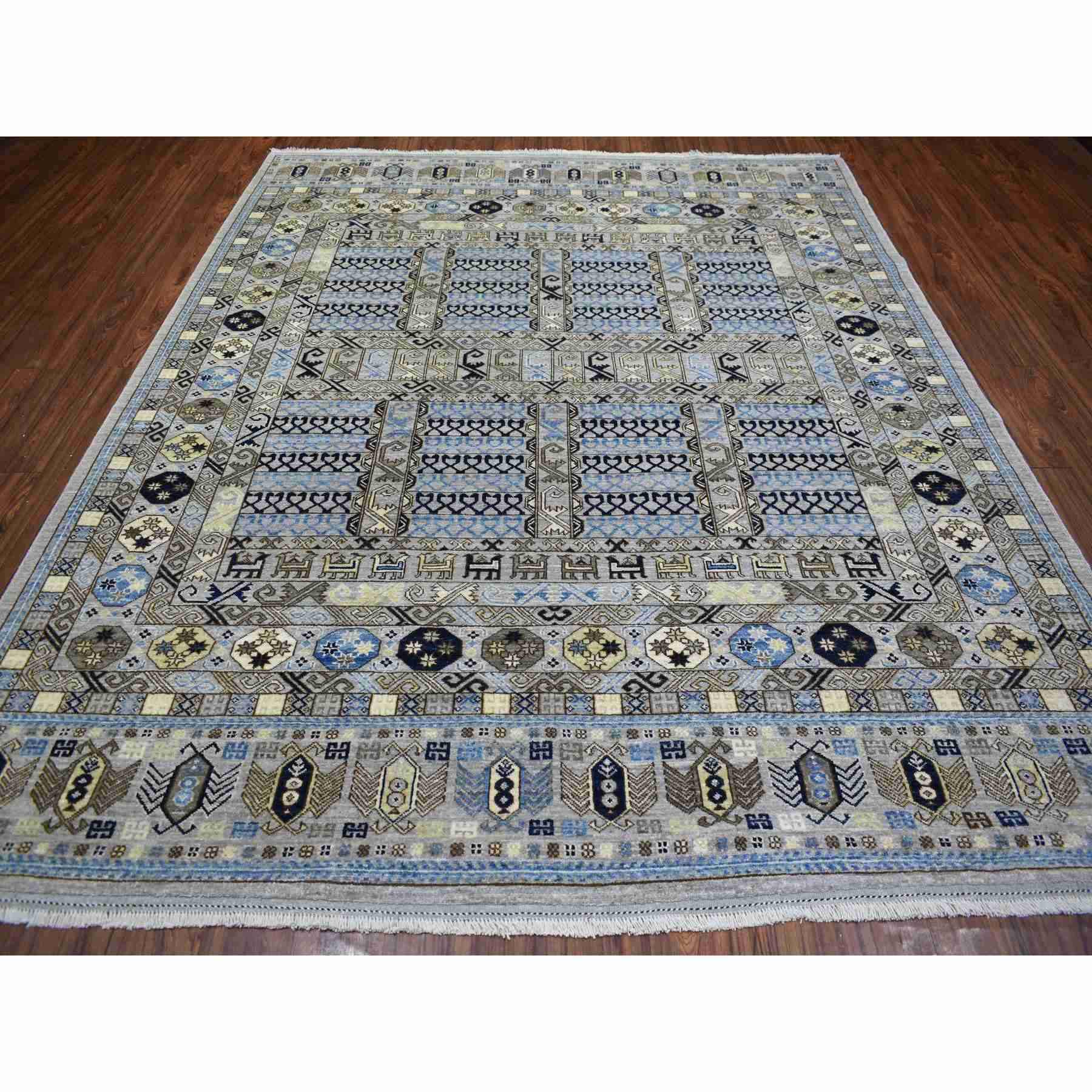 Tribal-Geometric-Hand-Knotted-Rug-357745