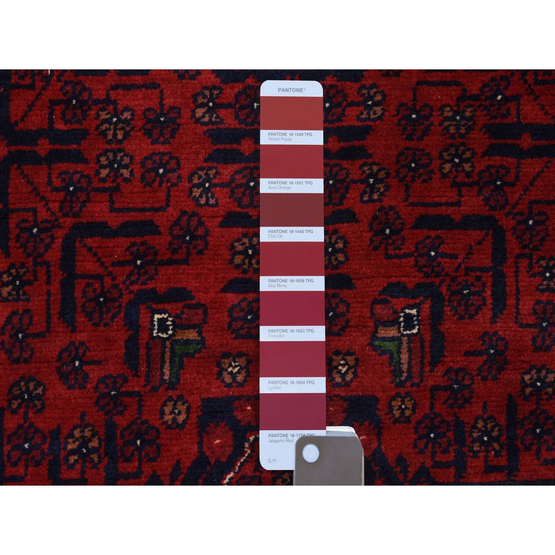 Tribal-Geometric-Hand-Knotted-Rug-358490