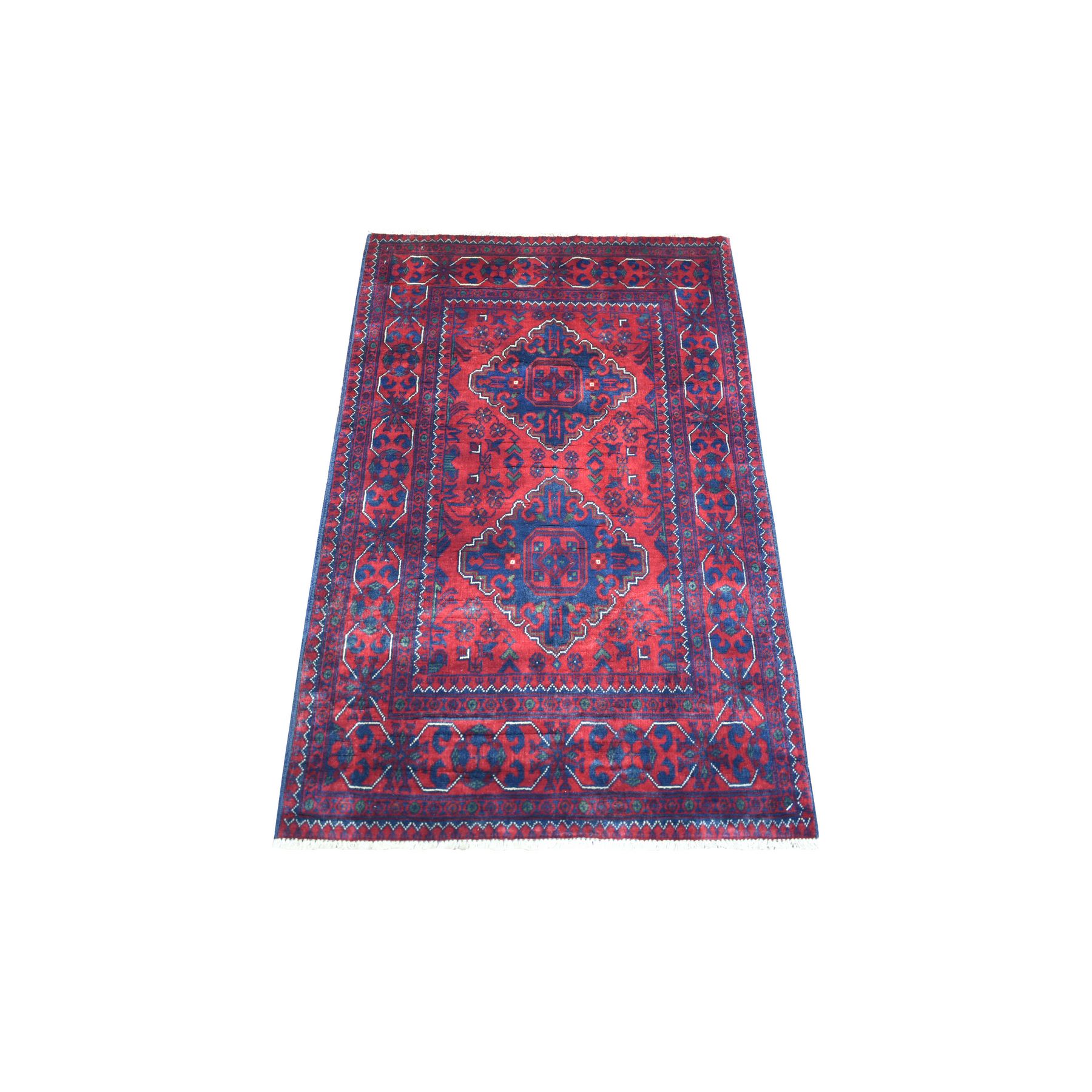 Tribal-Geometric-Hand-Knotted-Rug-358900