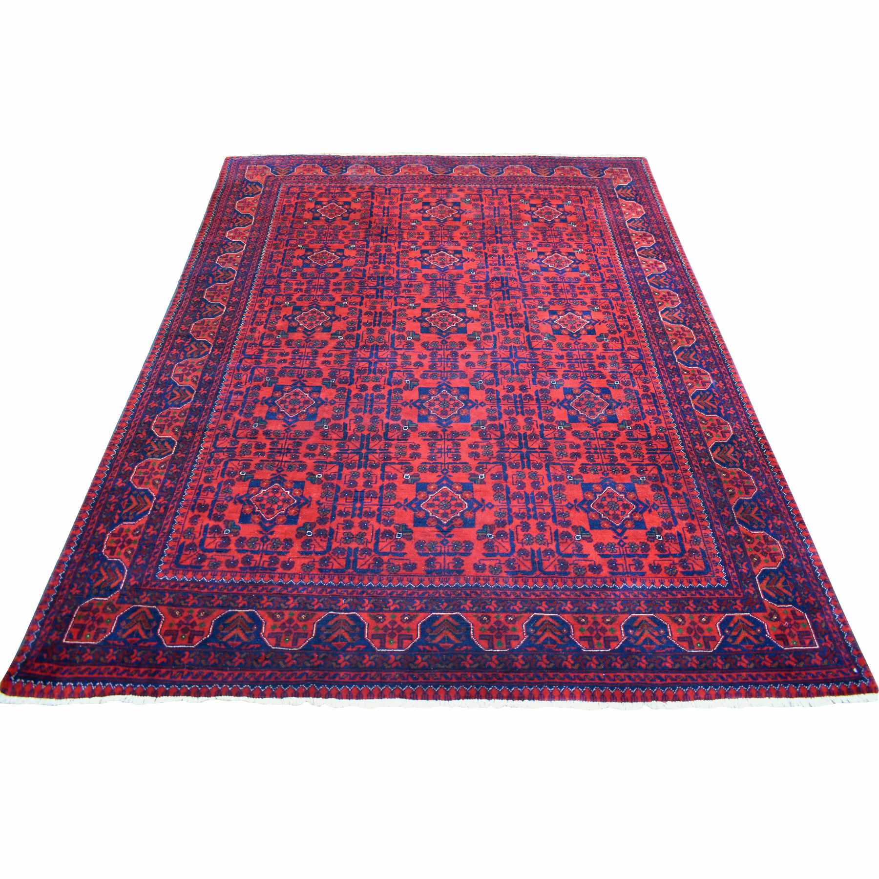Tribal-Geometric-Hand-Knotted-Rug-358935