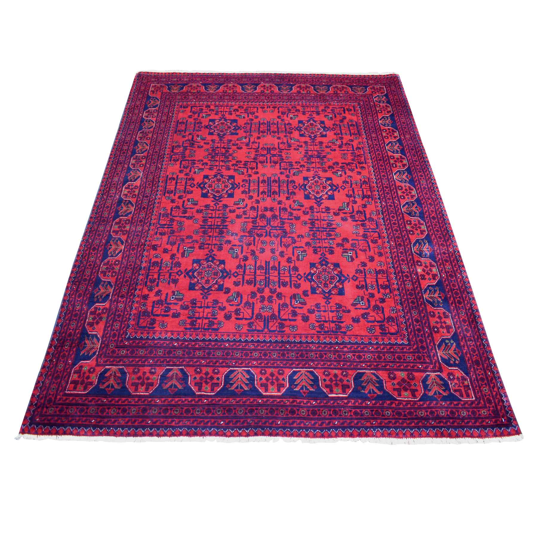 Tribal-Geometric-Hand-Knotted-Rug-358960