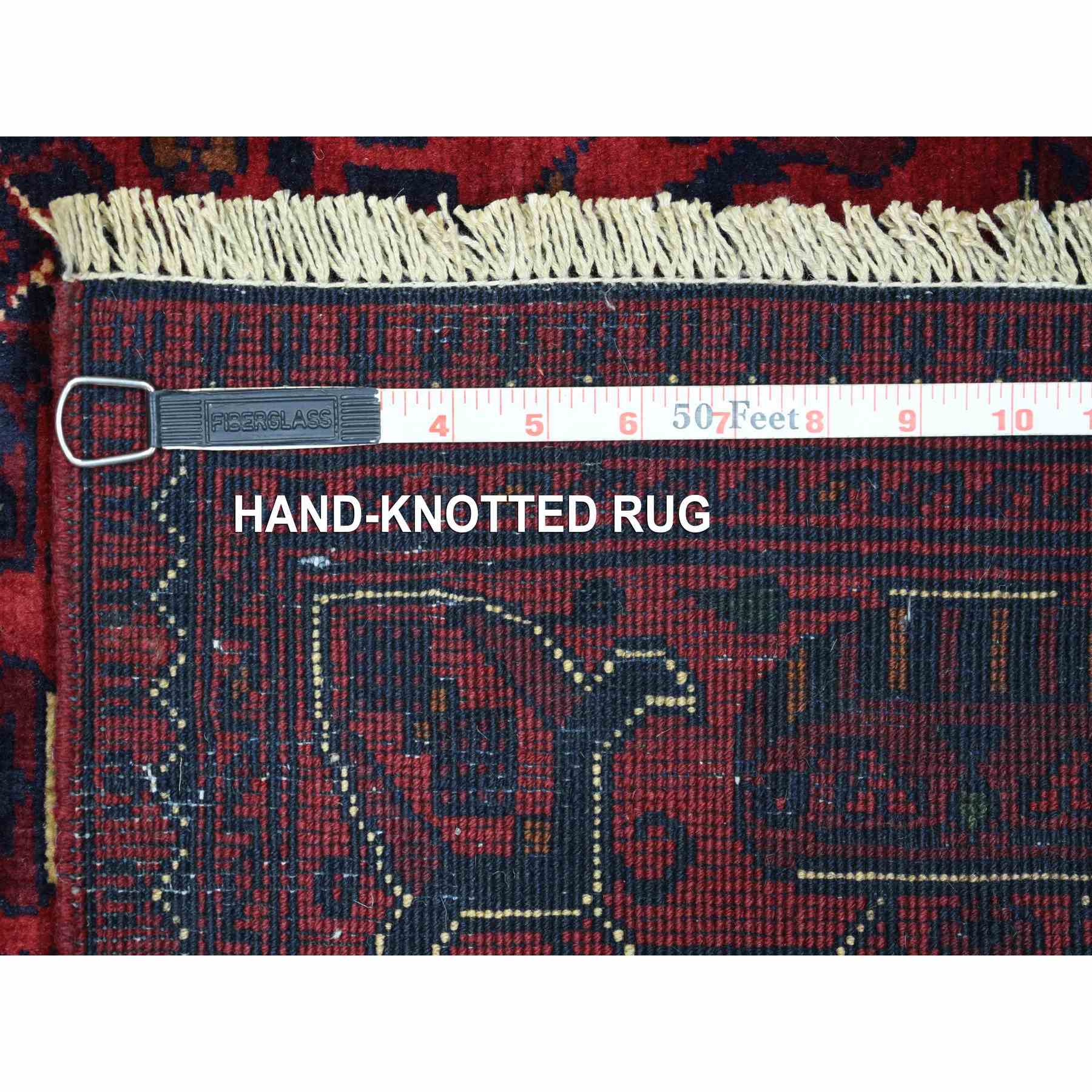 Tribal-Geometric-Hand-Knotted-Rug-359000