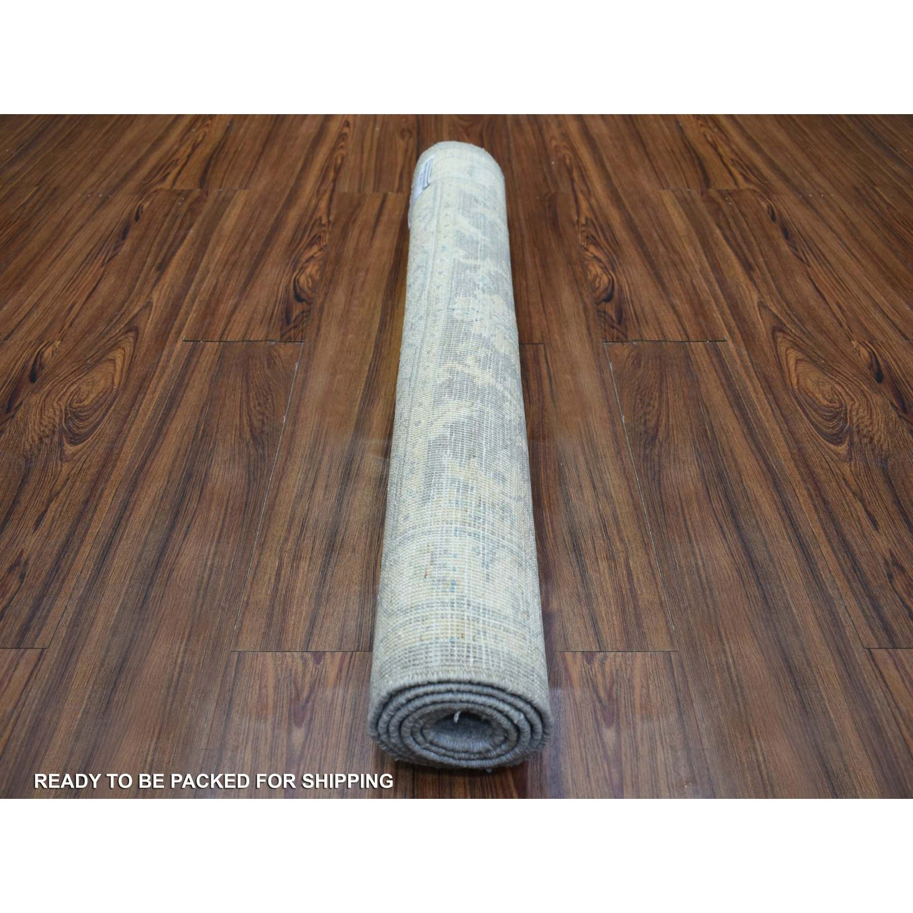 Oushak-And-Peshawar-Hand-Knotted-Rug-360415