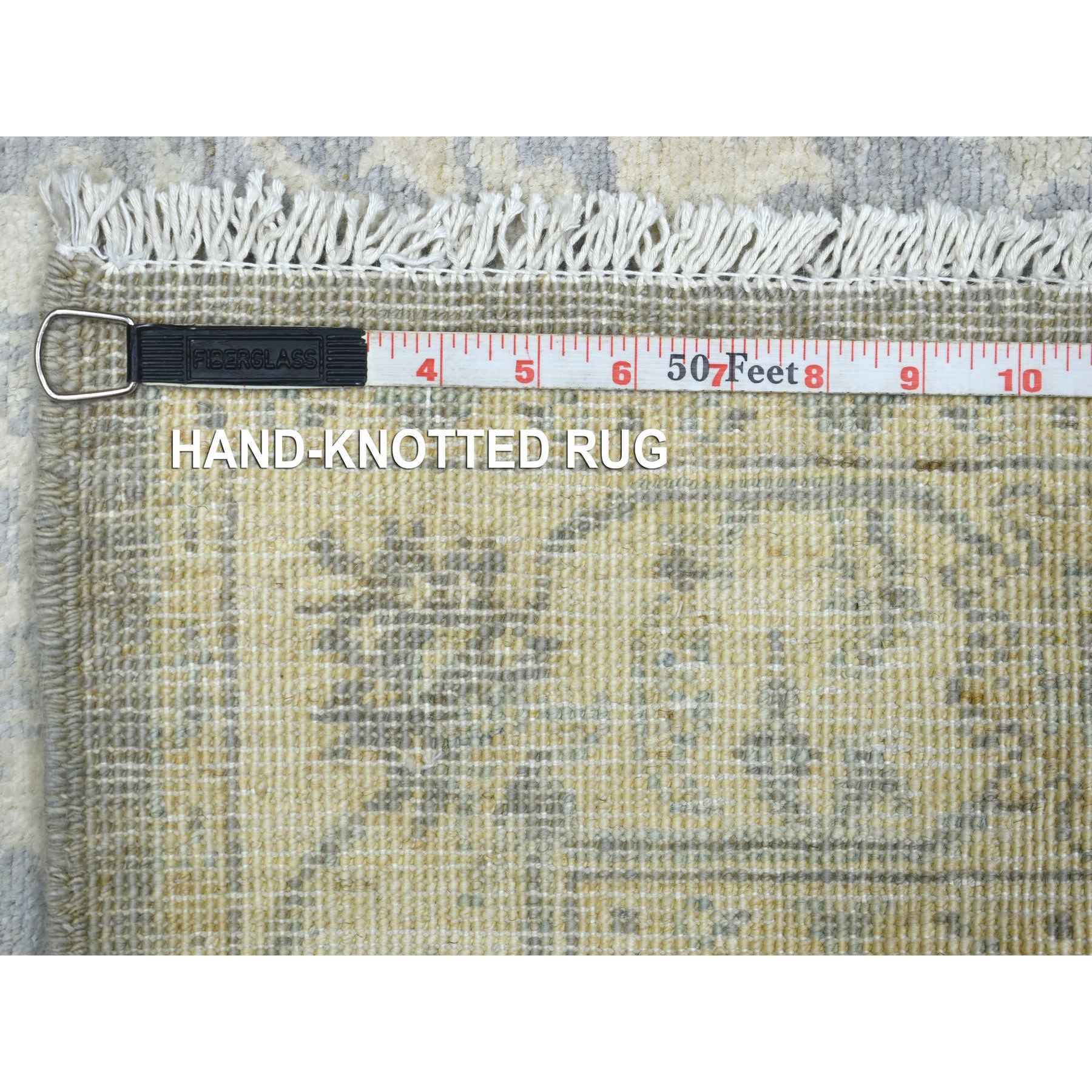 Oushak-And-Peshawar-Hand-Knotted-Rug-360415