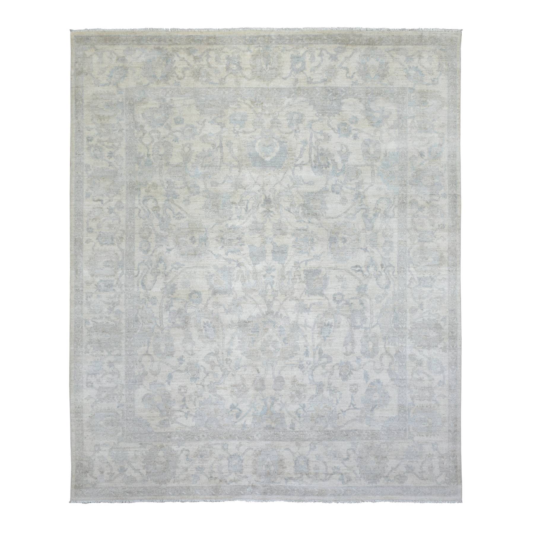 Oushak-And-Peshawar-Hand-Knotted-Rug-360420