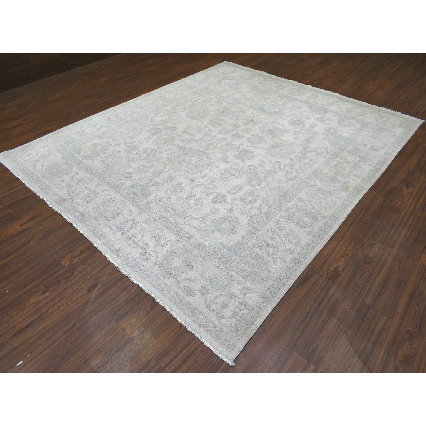 Oushak-And-Peshawar-Hand-Knotted-Rug-360420