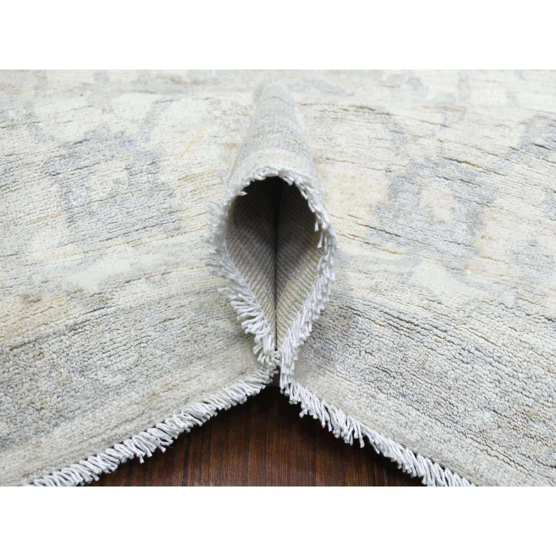 Oushak-And-Peshawar-Hand-Knotted-Rug-360420