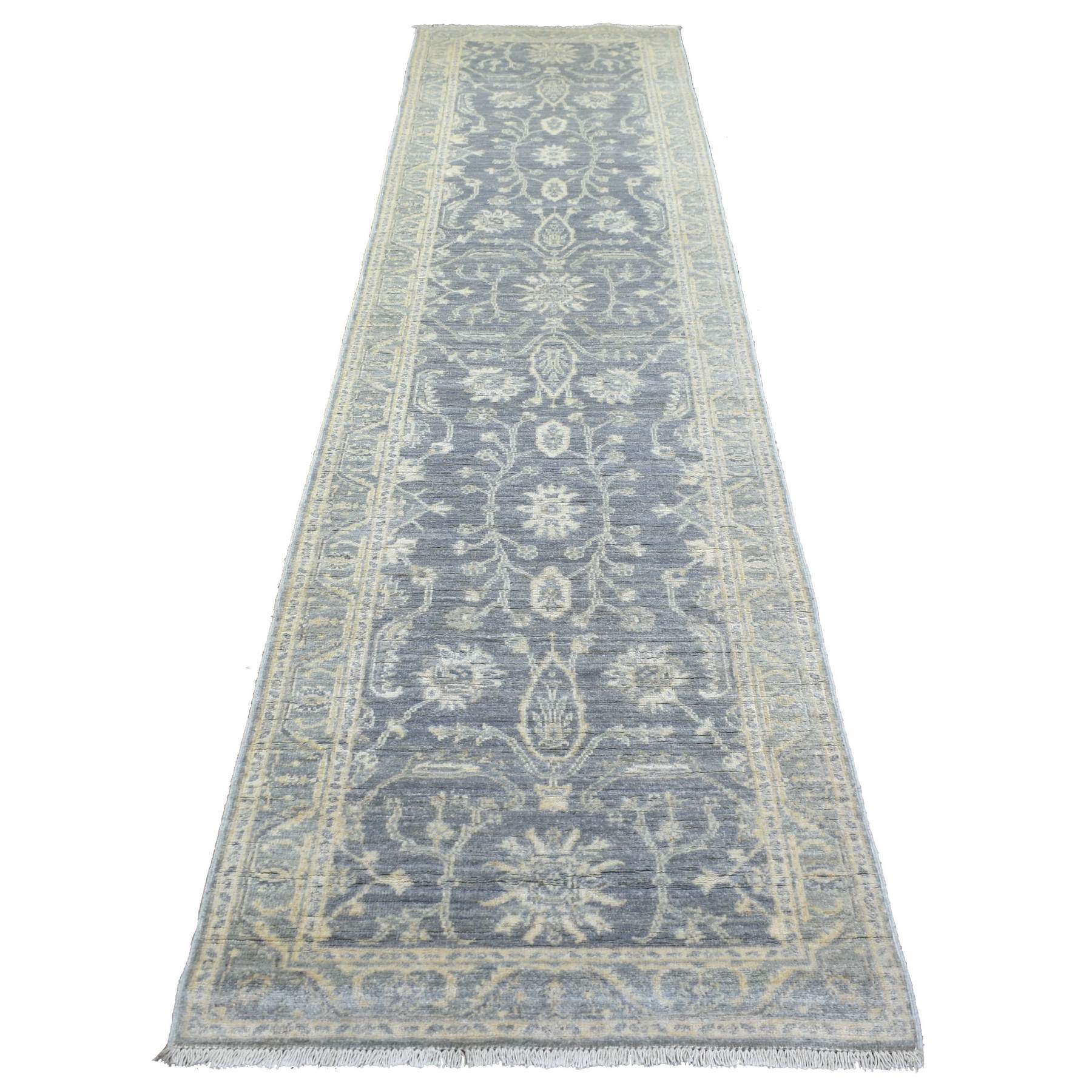 Oushak-And-Peshawar-Hand-Knotted-Rug-361010
