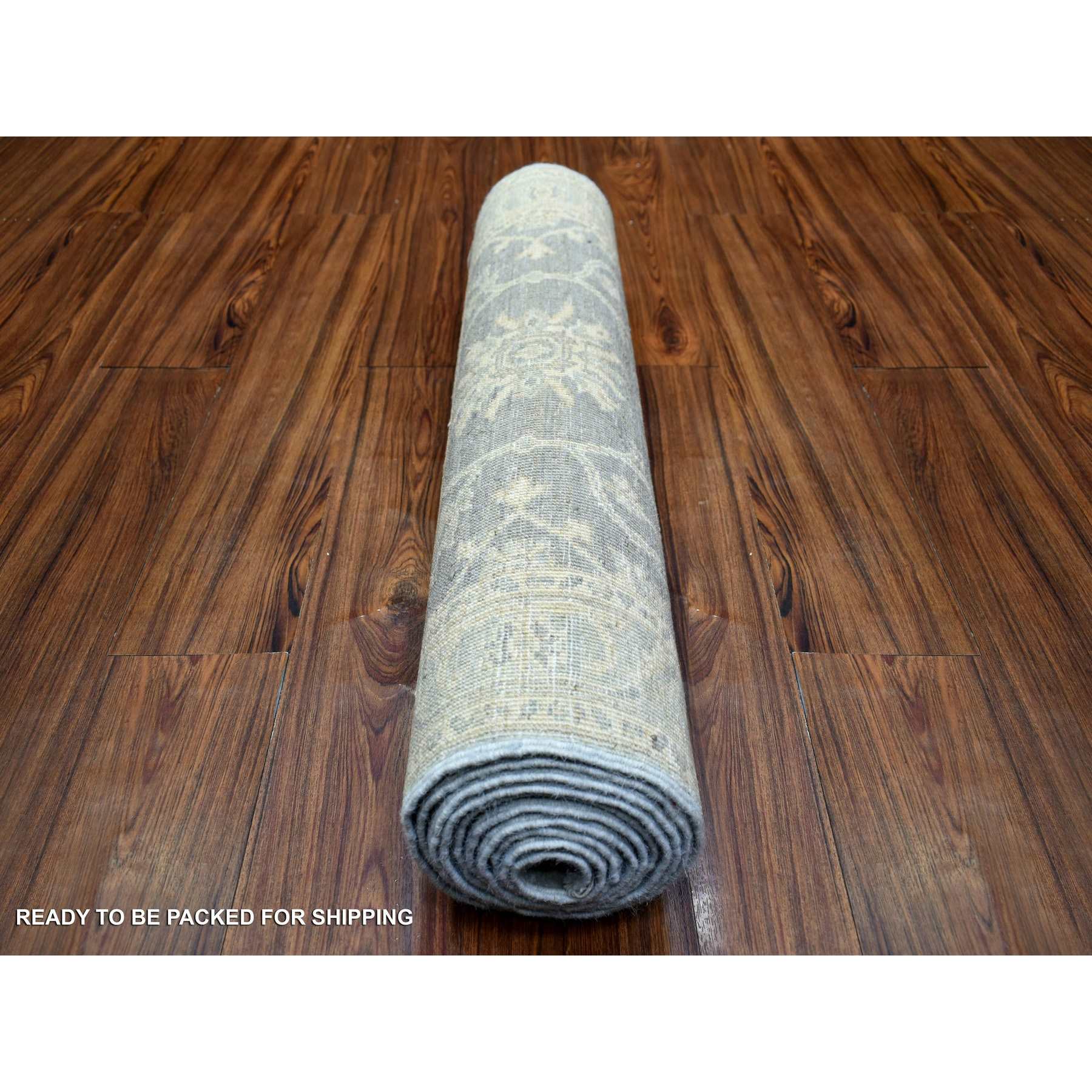 Oushak-And-Peshawar-Hand-Knotted-Rug-361010